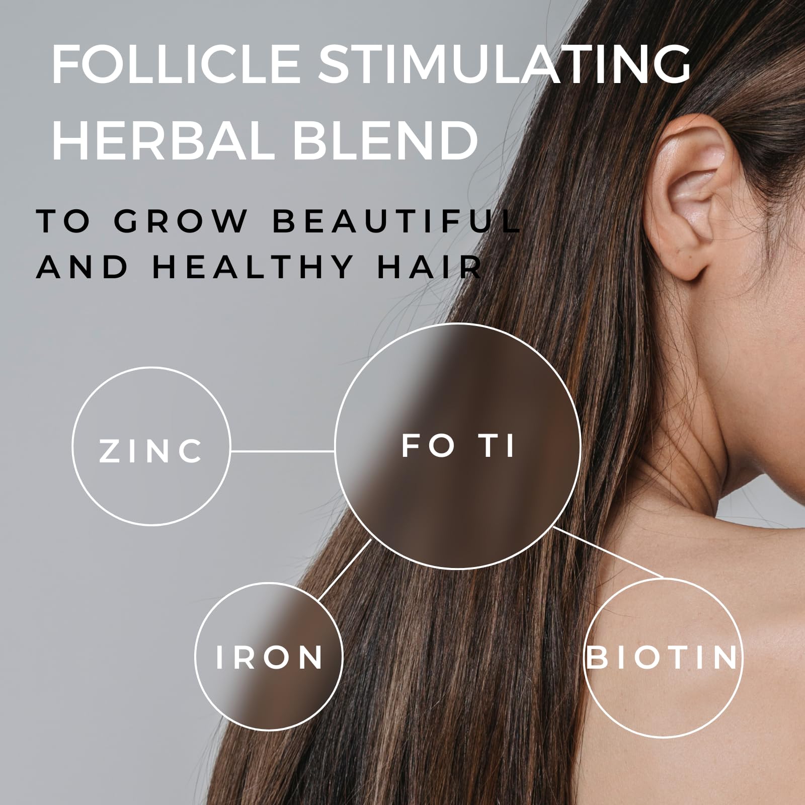 Foto 4 pulgar | Suplemento Ebony Medical Para El Crecimiento Del Cabello, Tracción, Alopecia 30d - Venta Internacional.