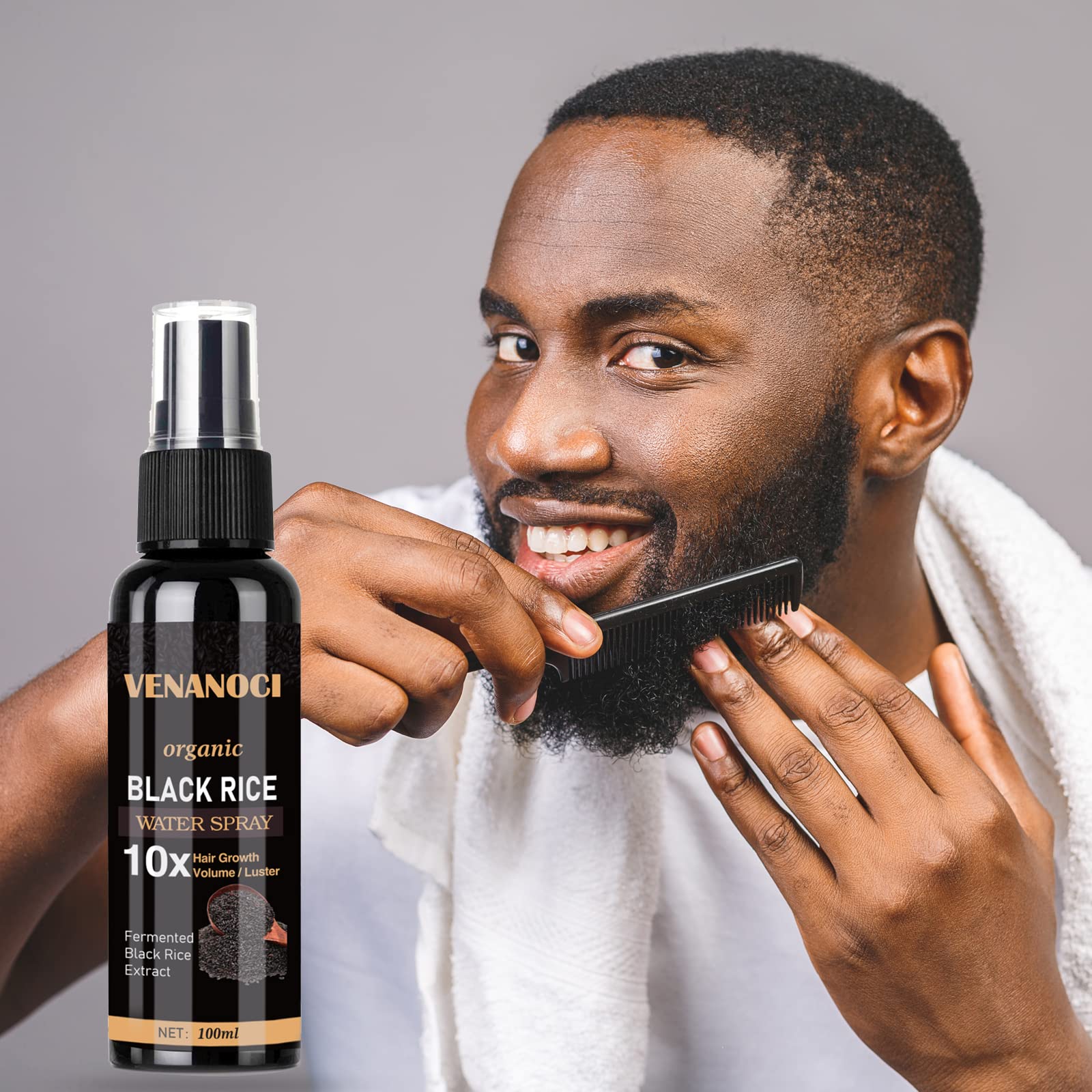 Foto 7 pulgar | Sérum Para El Crecimiento Del Cabello Venanoci Rice Water Spray Para Mujeres Y Hombres - Venta Internacional.