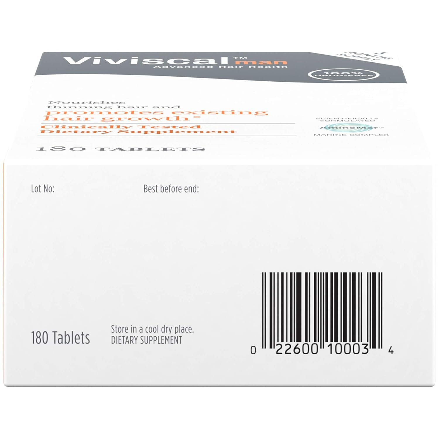 Foto 8 pulgar | Suplementos Para El Crecimiento Del Cabello Viviscal Men 180 Comprimidos Durante 3 Meses - Venta Internacional