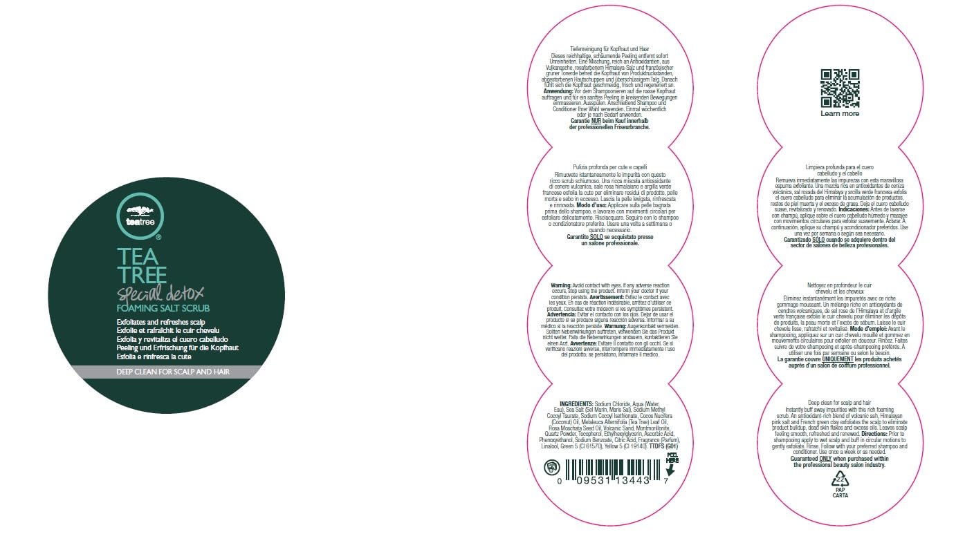 Foto 8 pulgar | Exfoliante para Cuero Cabelludo Tea Tree Sal Espumosa Especial Desintoxicante 200 Ml - Venta Internacional