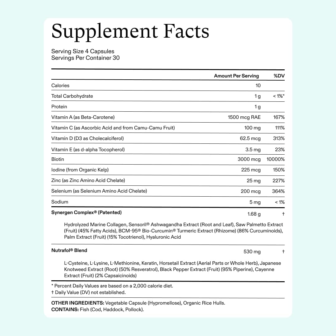 Foto 7 pulgar | Suplementos para Crecimiento del Cabello Nutrafol - Venta Internacional
