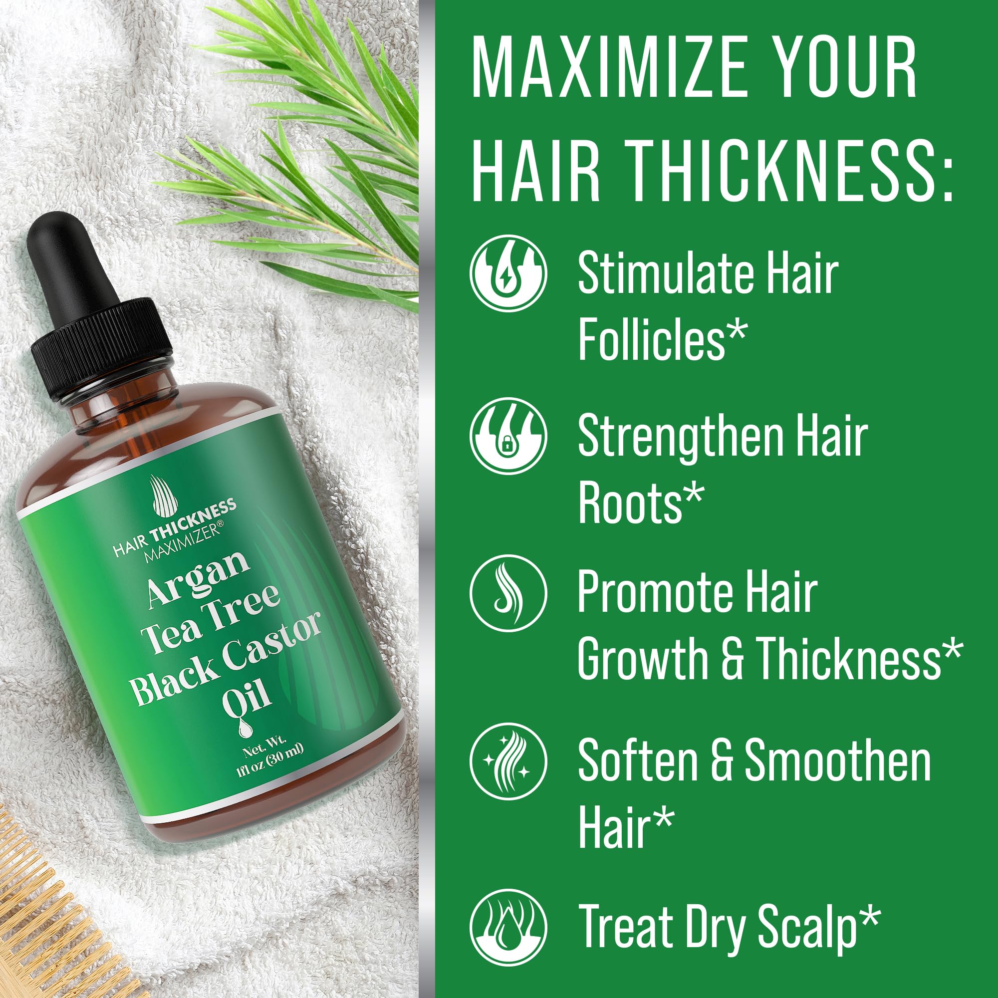 Foto 3 | Aceite de Argan Hair Thickness Maximizer de 30 ml para Cabello-Venta Internacional