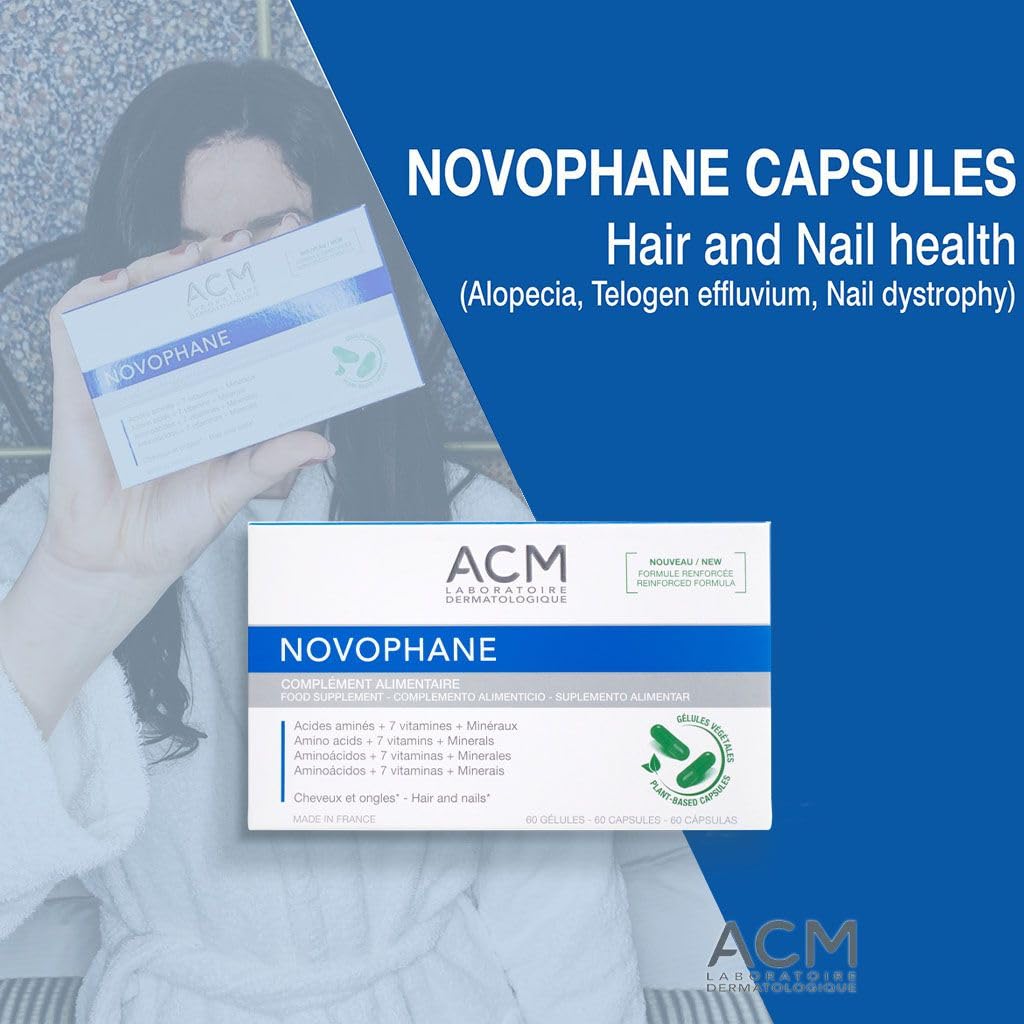 Foto 3 pulgar | Suplemento Acm Laboratoire Novophane Caps Contra La Caída Del Cabello - Venta Internacional.