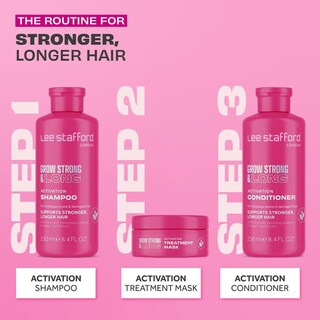 Foto 4 | Mascarilla Para El Crecimiento Del Cabello Lee Stafford Grow Strong & Long 200 Ml - Venta Internacional.
