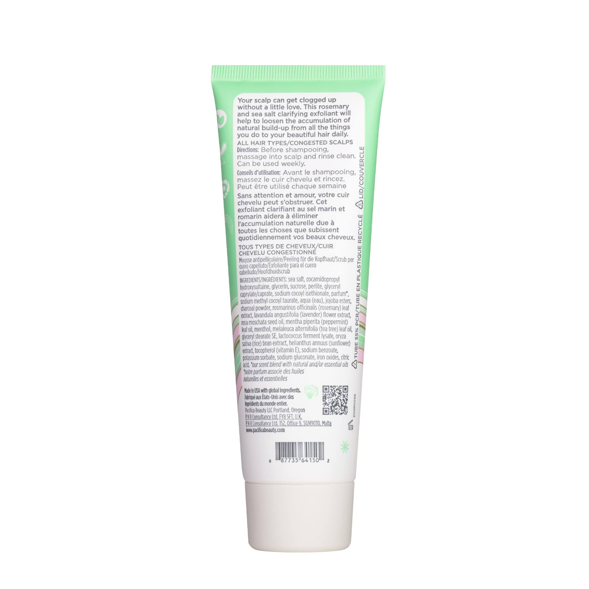 Foto 5 | Exfoliante Para Cuero Cabelludo Pacifica Rosemary Detox, 120 Ml, Para Mujer - Venta Internacional.