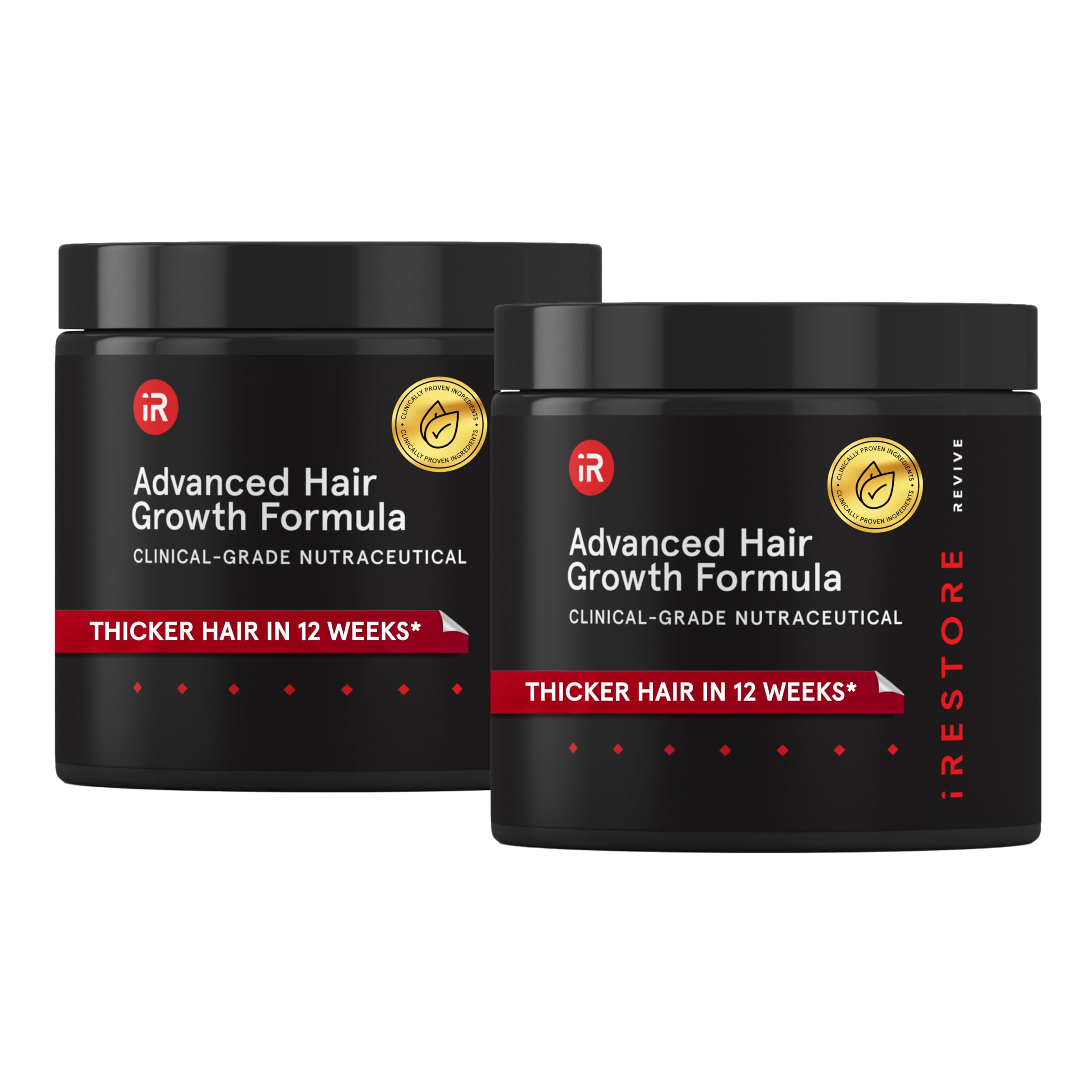 Foto 1 | Suplemento Para El Crecimiento Del Cabello Irestore Advanced Women, Paquete De 2 - Venta Internacional.