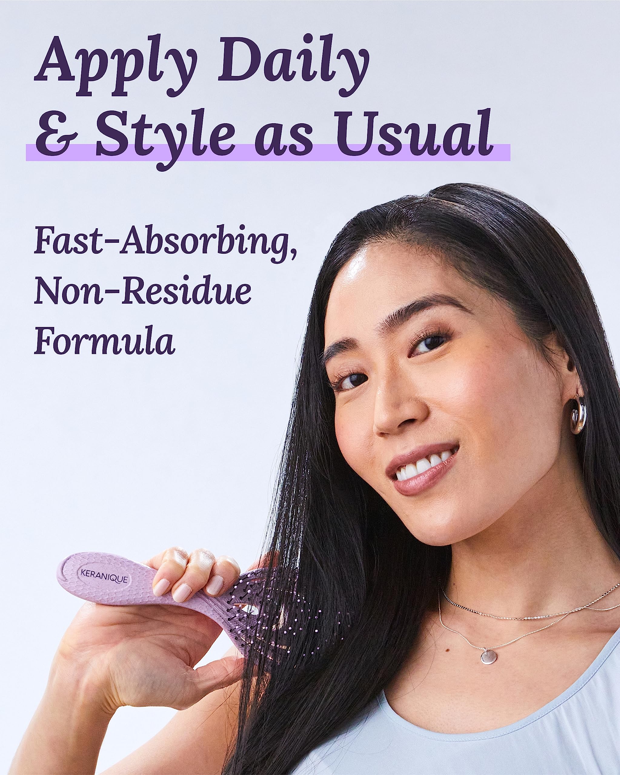 Foto 5 pulgar | Sérum Para Engrosar El Cabello Keranique Advanced Keratin Spray - Venta Internacional.