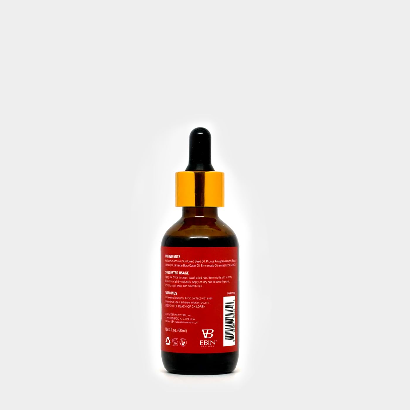 Foto 3 pulgar | Aceite Capilar Ebin New York Triple Strength 60 Ml Con Menta - Venta Internacional.