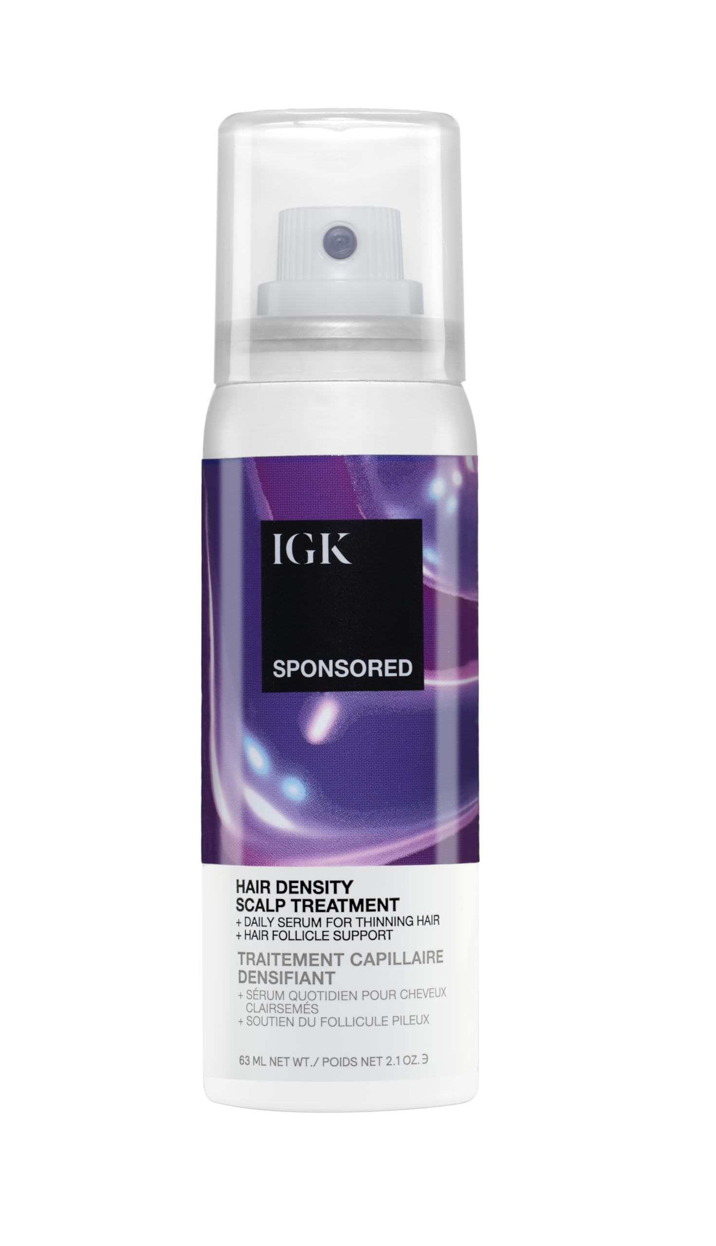 Foto 2 pulgar | Tratamiento Para La Densidad Capilar Del Cuero Cabelludo Patrocinado Por Igk, 63 Ml/63 G - Venta Internacional.