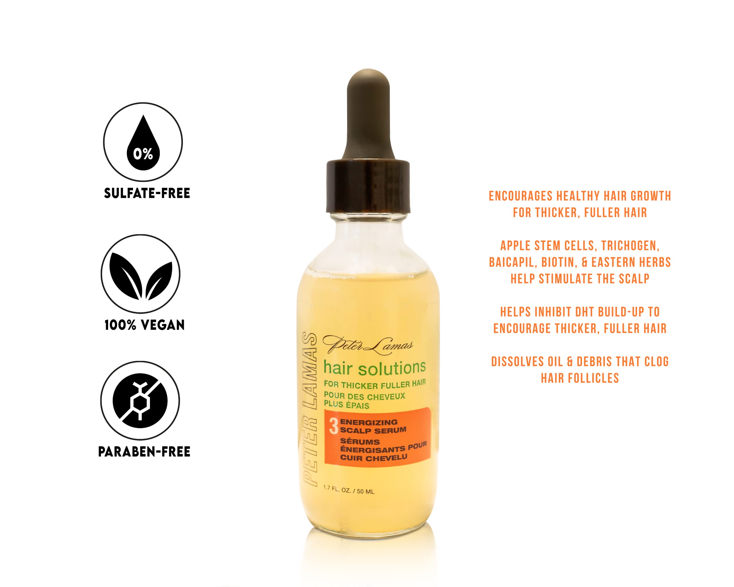 Foto 2 | Sérum Para Cuero Cabelludo Peter Lamas Hair Solutions, Energizante, 50 Ml - Venta Internacional.