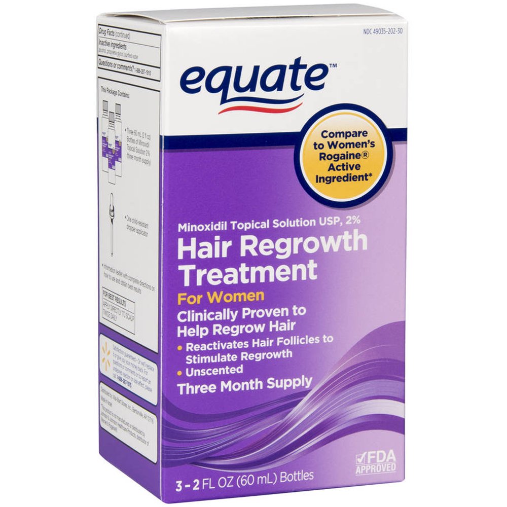 Foto 3 pulgar | Solución Tópica Para El Crecimiento Del Cabello, Equivalente Para Mujeres, 3 Unidades - Venta Internacional.