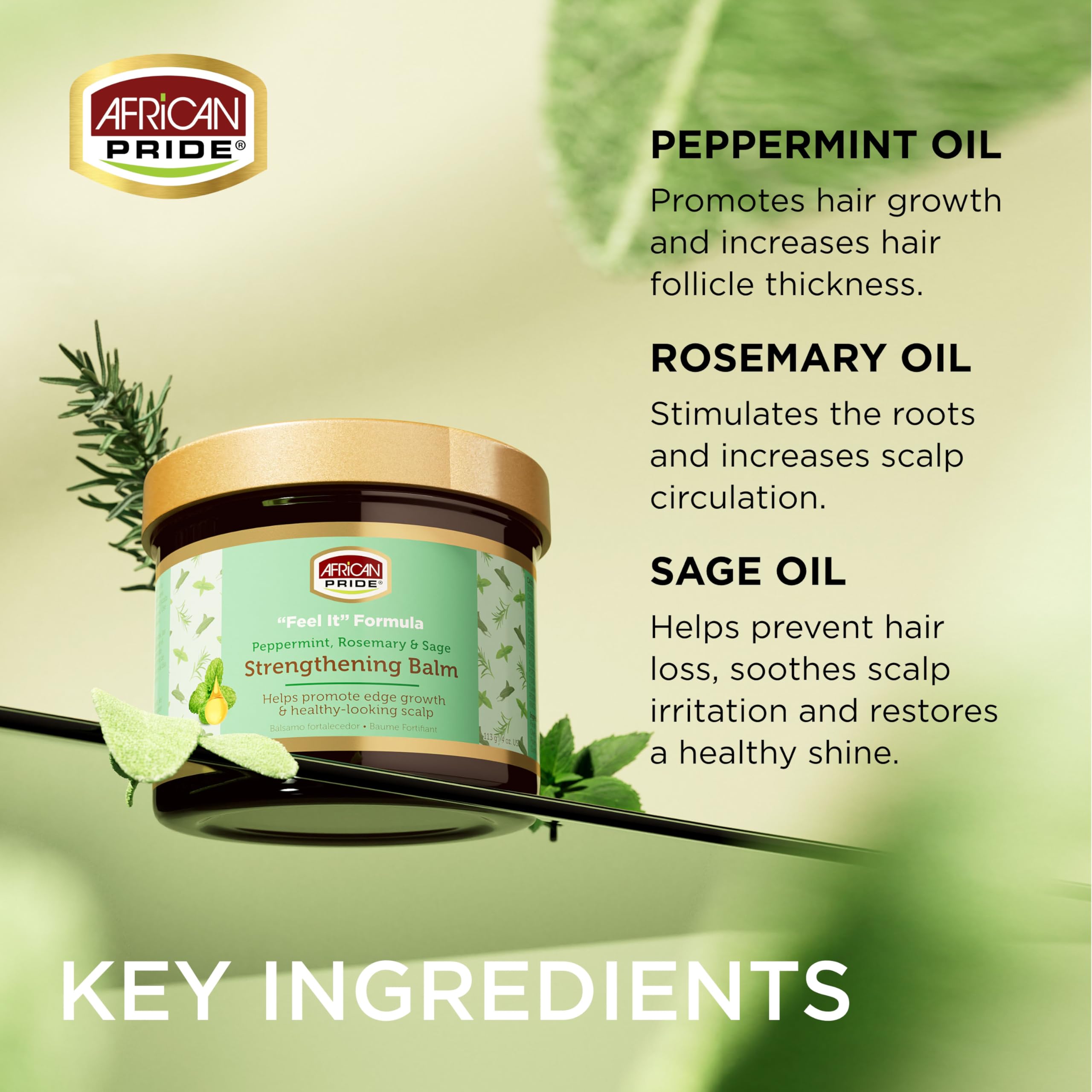 Foto 4 pulgar | Bálsamo Fortalecedor Del Cabello African Pride Feel It Formula 120 Ml - Venta Internacional.