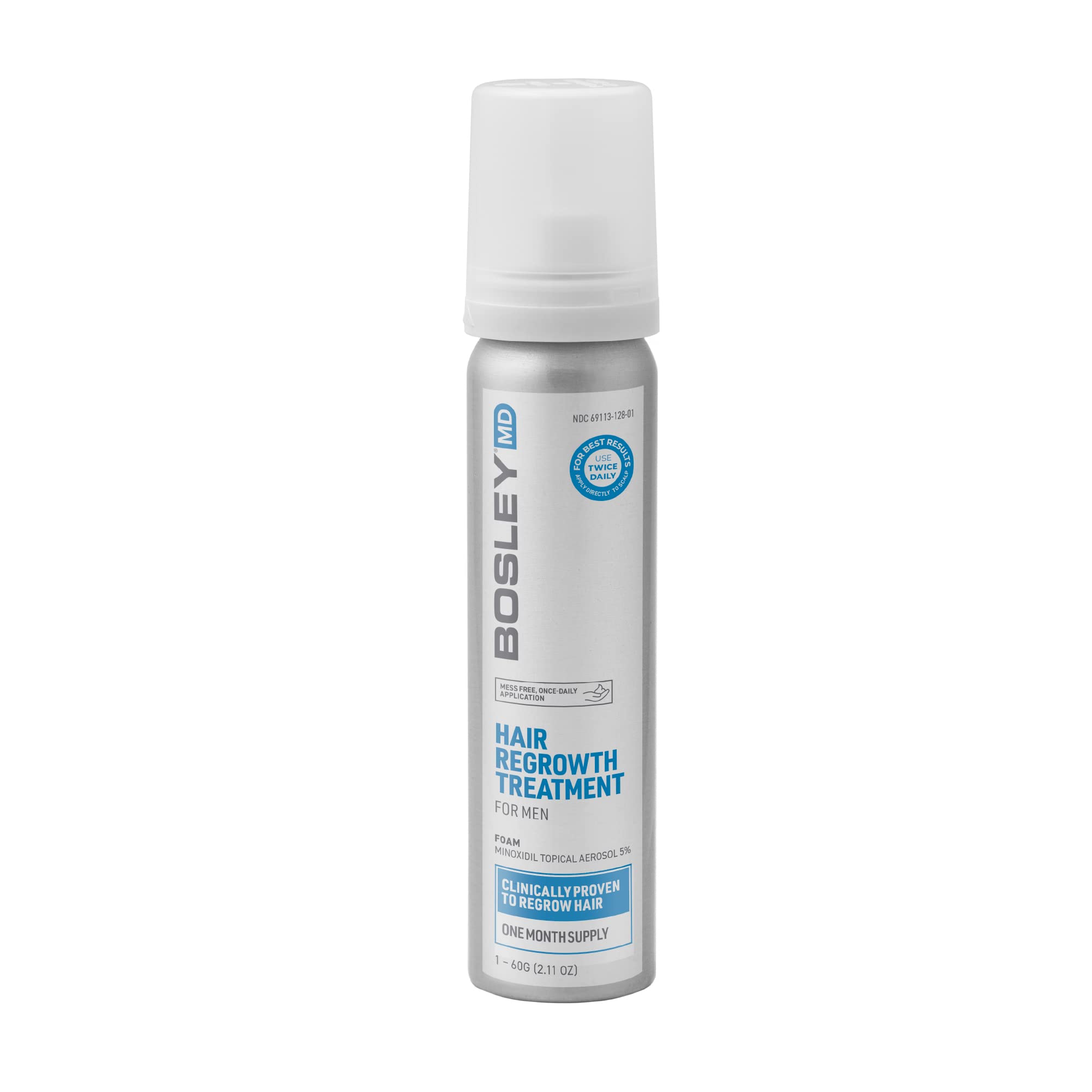 Foto 2 pulgar | Tratamiento Adelgazante Bosleymd Minoxidil Foam 5% 60 Ml 1 Mes - Venta Internacional.