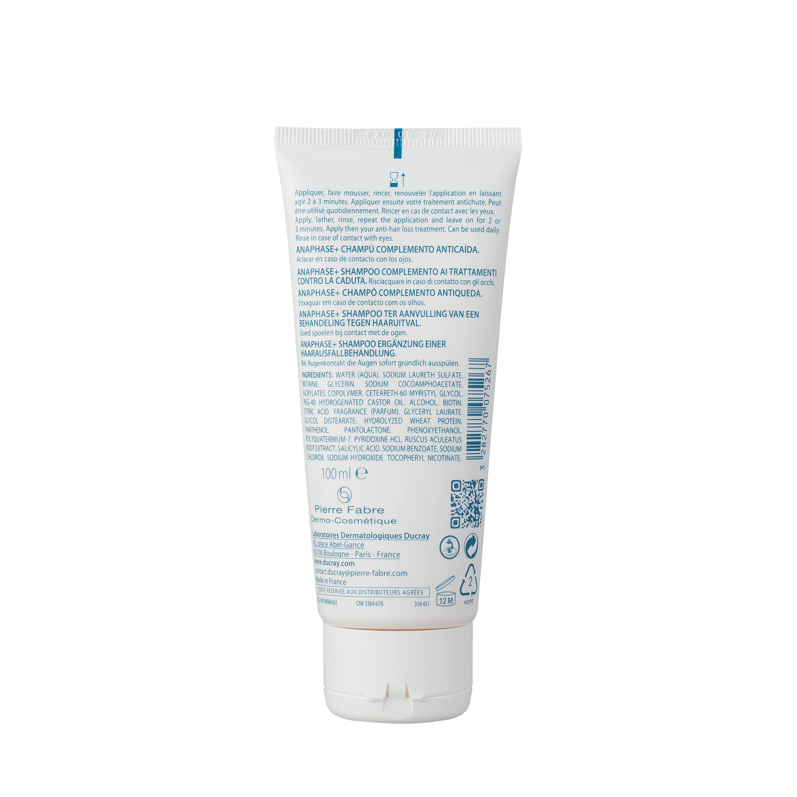 Foto 3 pulgar | Champú Ducray Anaphase+ Anticaída 100 Ml - Venta Internacional.