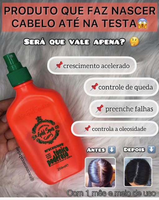 Foto 6 pulgar | Tónico Capilar Gold Spell Poderoso, 250 Ml, Fortalecedor Y Antipérdida - Venta Internacional.