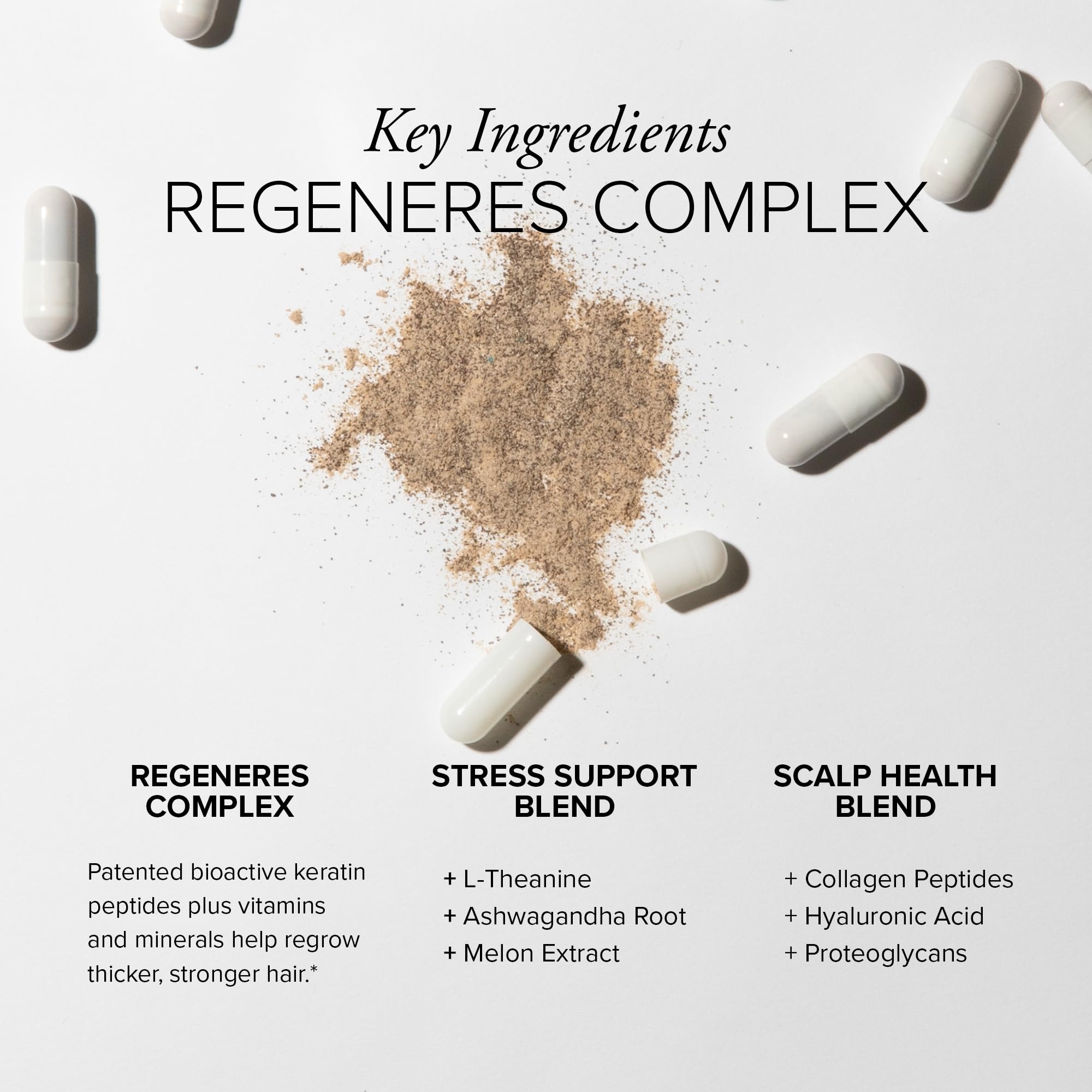 Foto 5 pulgar | Suplemento Serovital Hair Regeneres Advanced 90 Comprimidos - Venta Internacional.