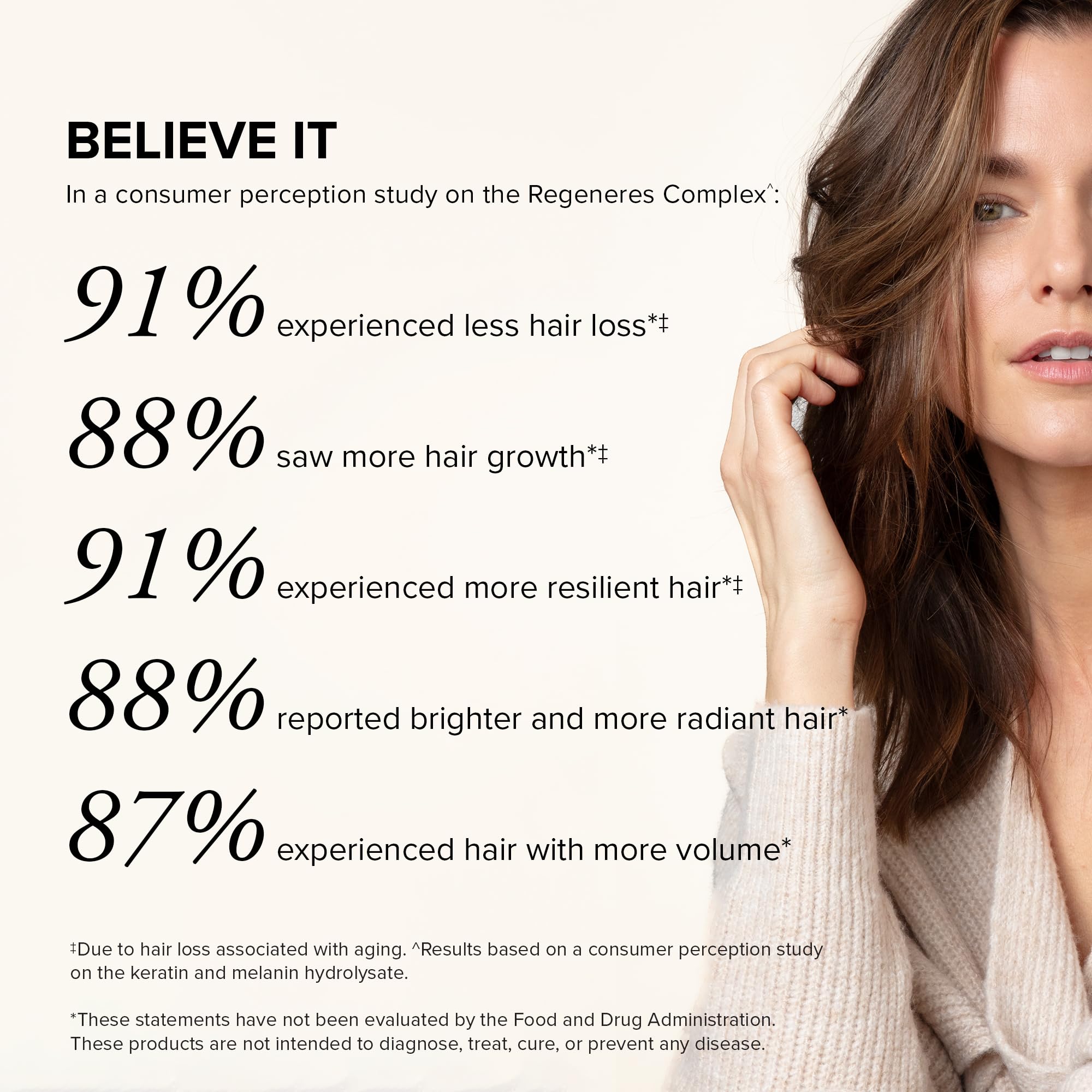 Foto 7 pulgar | Suplemento Serovital Hair Regeneres Advanced 90 Comprimidos - Venta Internacional.