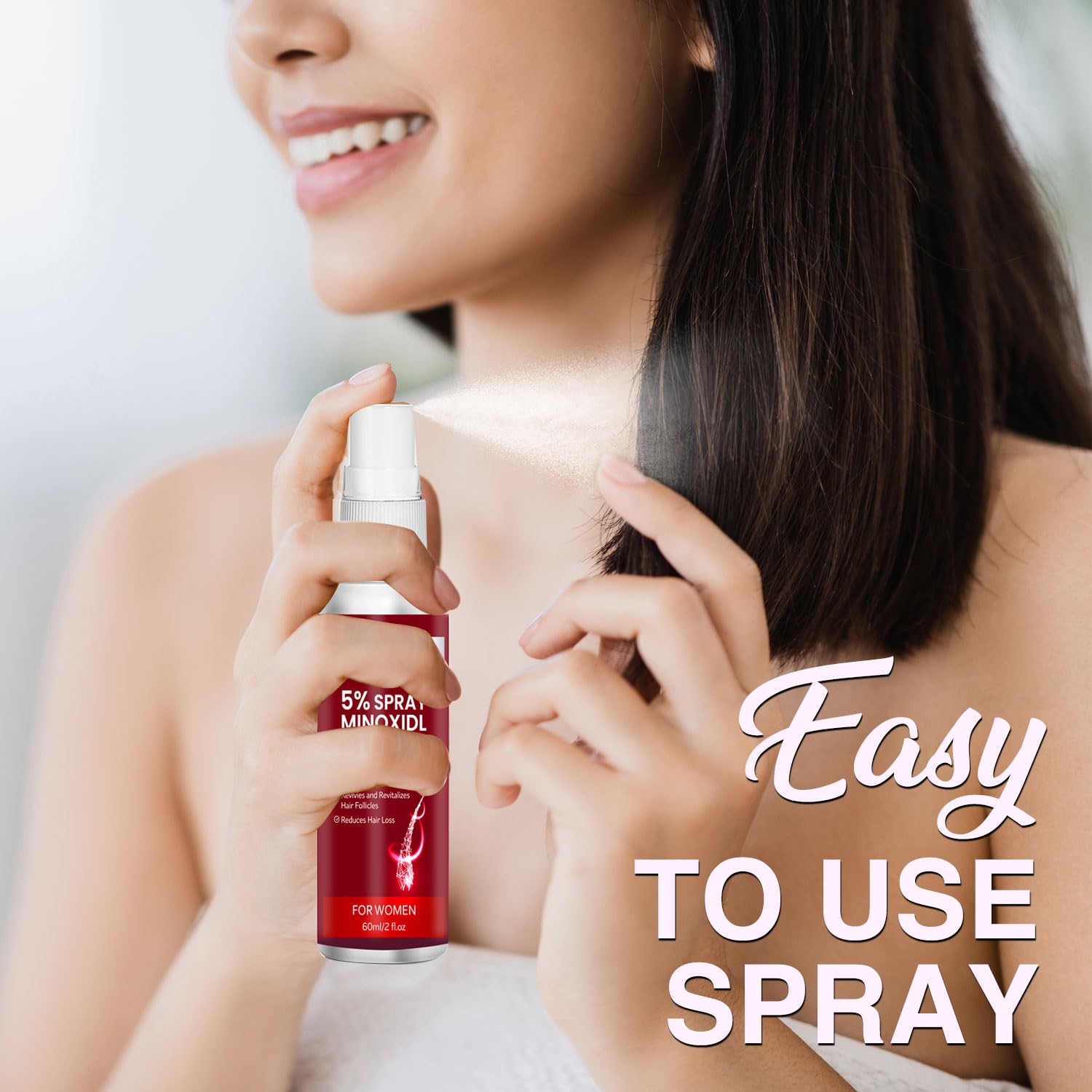 Foto 7 pulgar | Spray Para El Crecimiento Del Cabello Yzmoffer Con 5% De Minoxidil Para Mujeres, 56 Ml - Venta Internacional.