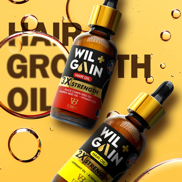 Foto 5 pulgar | Aceite Capilar Ebin New York Wil+gain Mega Gro 60 Ml 100% Natural - Venta Internacional.