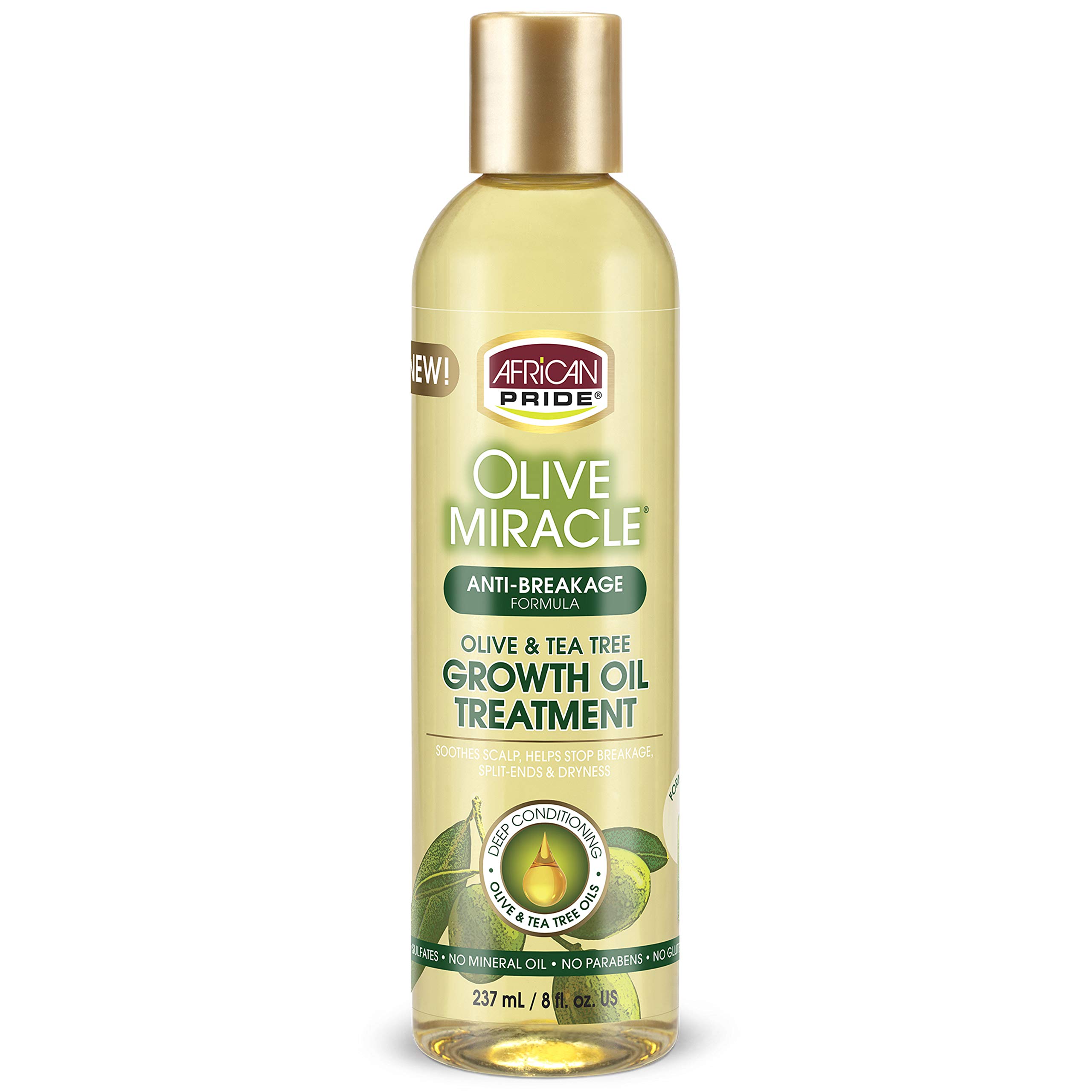 Foto 4 pulgar | Aceite De Crecimiento African Pride Olive Miracle Anti-rotura 237ml - Venta Internacional.
