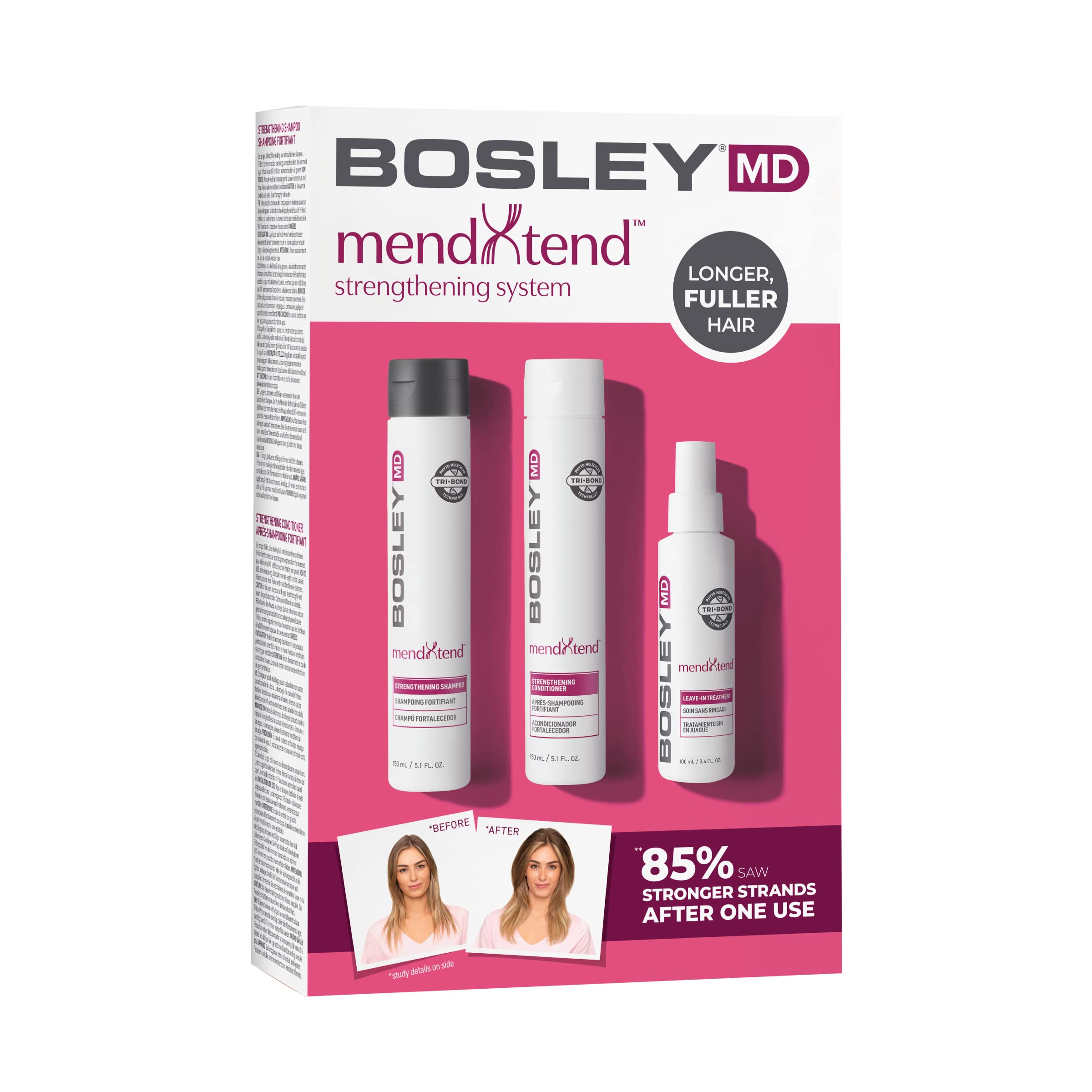 Foto 1 | Sistema De Fortalecimiento Capilar Bosleymd Mendxtend Con Palma Enana Americana - Venta Internacional.
