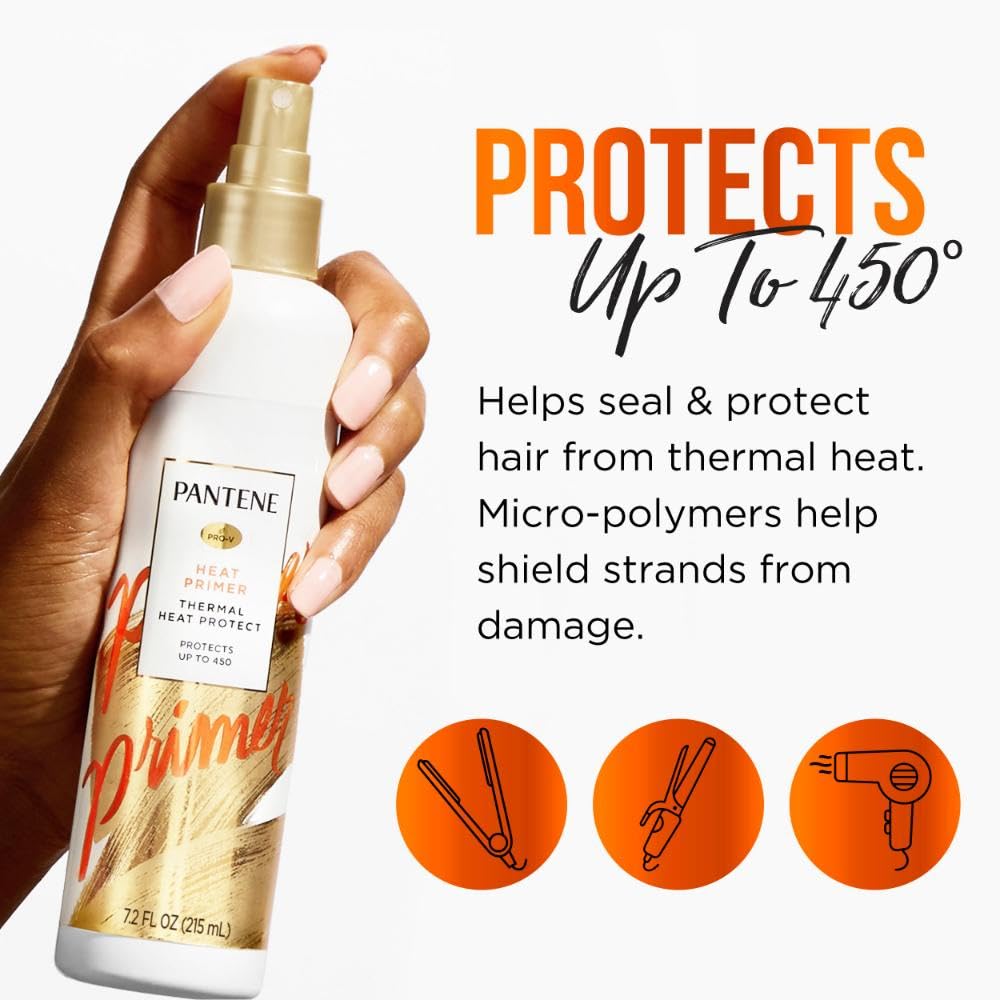Foto 4 pulgar | Spray Protector Contra El Calor Pantene Pro-v Thermal Hair 640 Ml X3 - Venta Internacional.