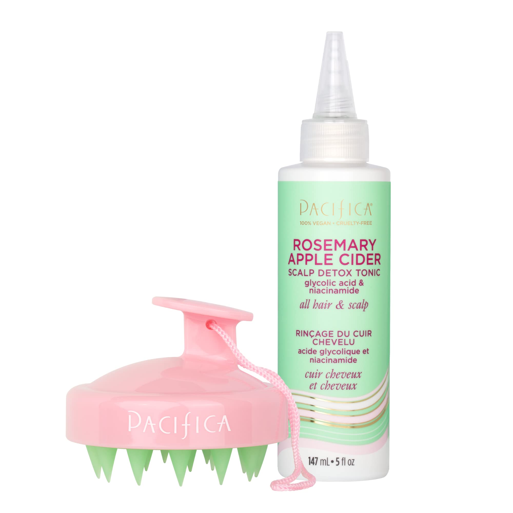 Foto 2 pulgar | Set Tónico y Masajeador para Cabello Pacifica Rosemary - Venta Internacional