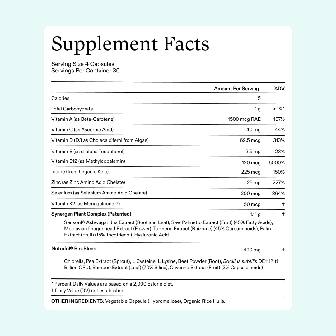 Foto 7 pulgar | Suplementos Para El Crecimiento Del Cabello Nutrafol, Suministro De 2 Meses Para Mujeres - Venta Internacional.