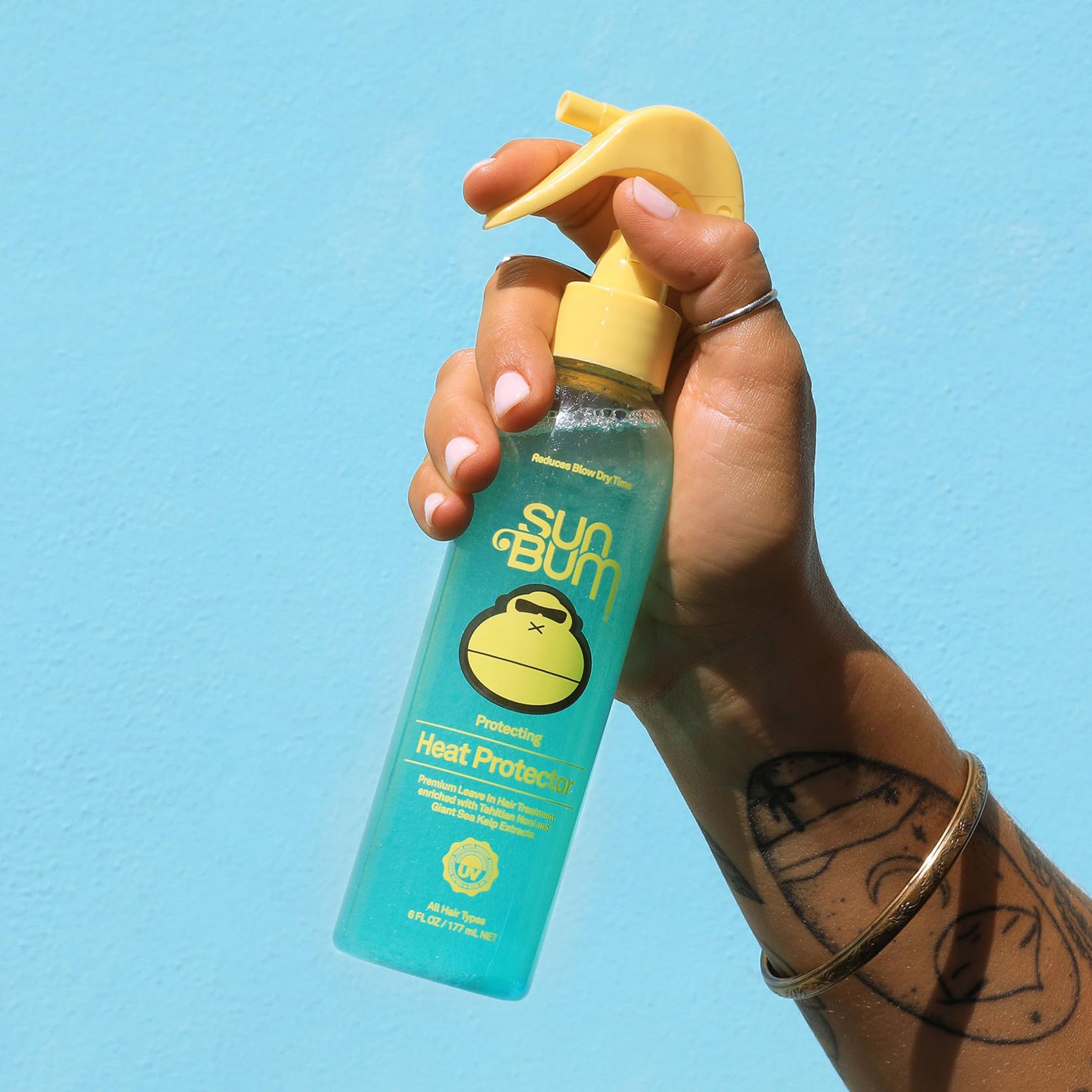 Foto 4 | Spray Protector De Calor Sun Bum, Vegano, Libre De Crueldad Animal, 180 Ml - Venta Internacional.
