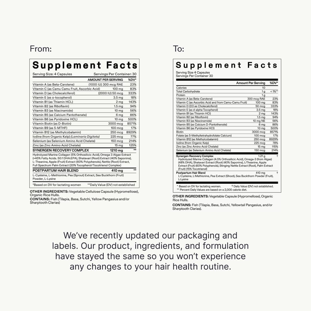 Foto 7 pulgar | Suplemento Nutrafol Postpartum de 120 Cápsulas-Venta Internacional