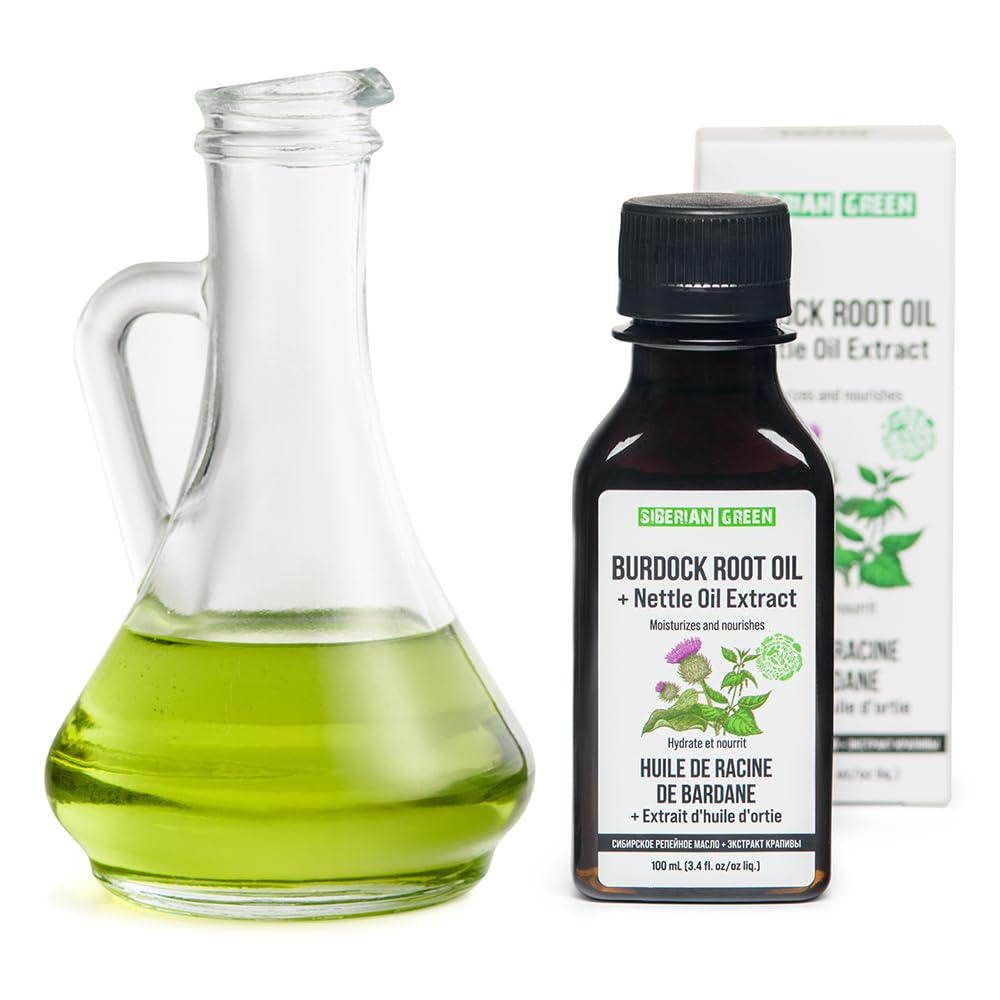 Foto 2 pulgar | Aceite Para El Crecimiento Del Cabello, Bardana Verde Siberiana Con Ortiga, 100 Ml - Venta Internacional.