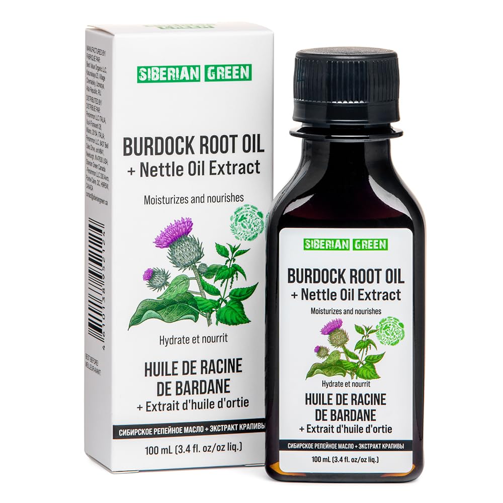 Foto 3 pulgar | Aceite Para El Crecimiento Del Cabello, Bardana Verde Siberiana Con Ortiga, 100 Ml - Venta Internacional.