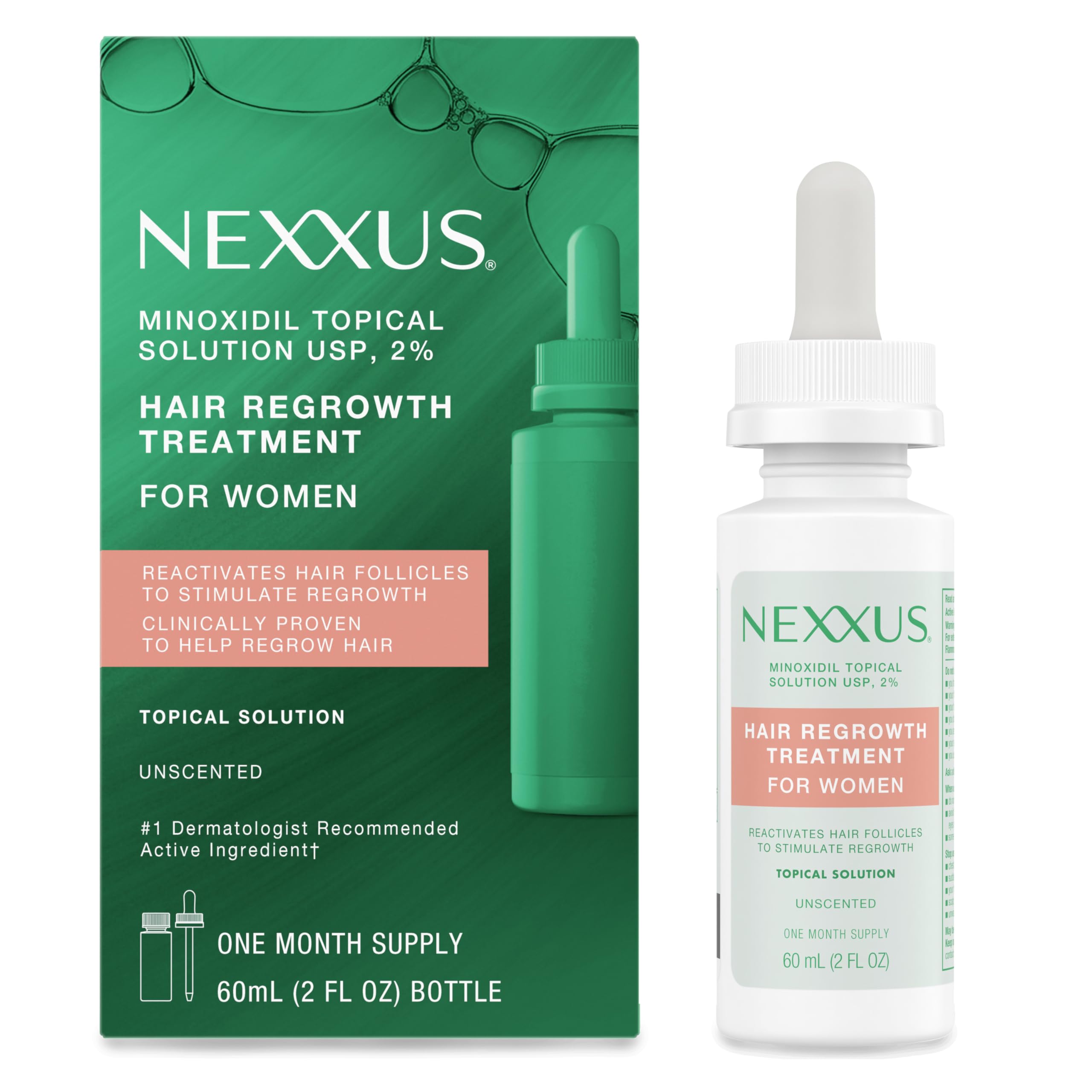 Foto 5 pulgar | Tratamiento Para El Crecimiento Del Cabello Nexxus Minoxidil Topical 2% 60 Ml - Venta Internacional.
