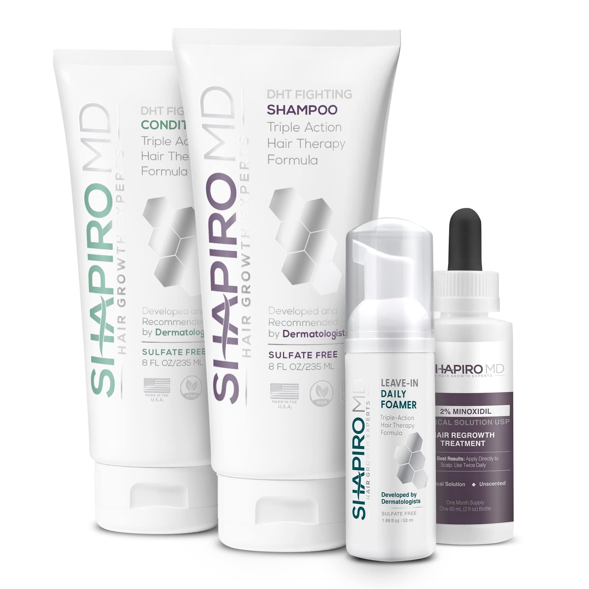 Foto 2 pulgar | Kit De Regeneración Capilar Shapiro Md Para Mujer Con Champú Y Acondicionador - Venta Internacional.