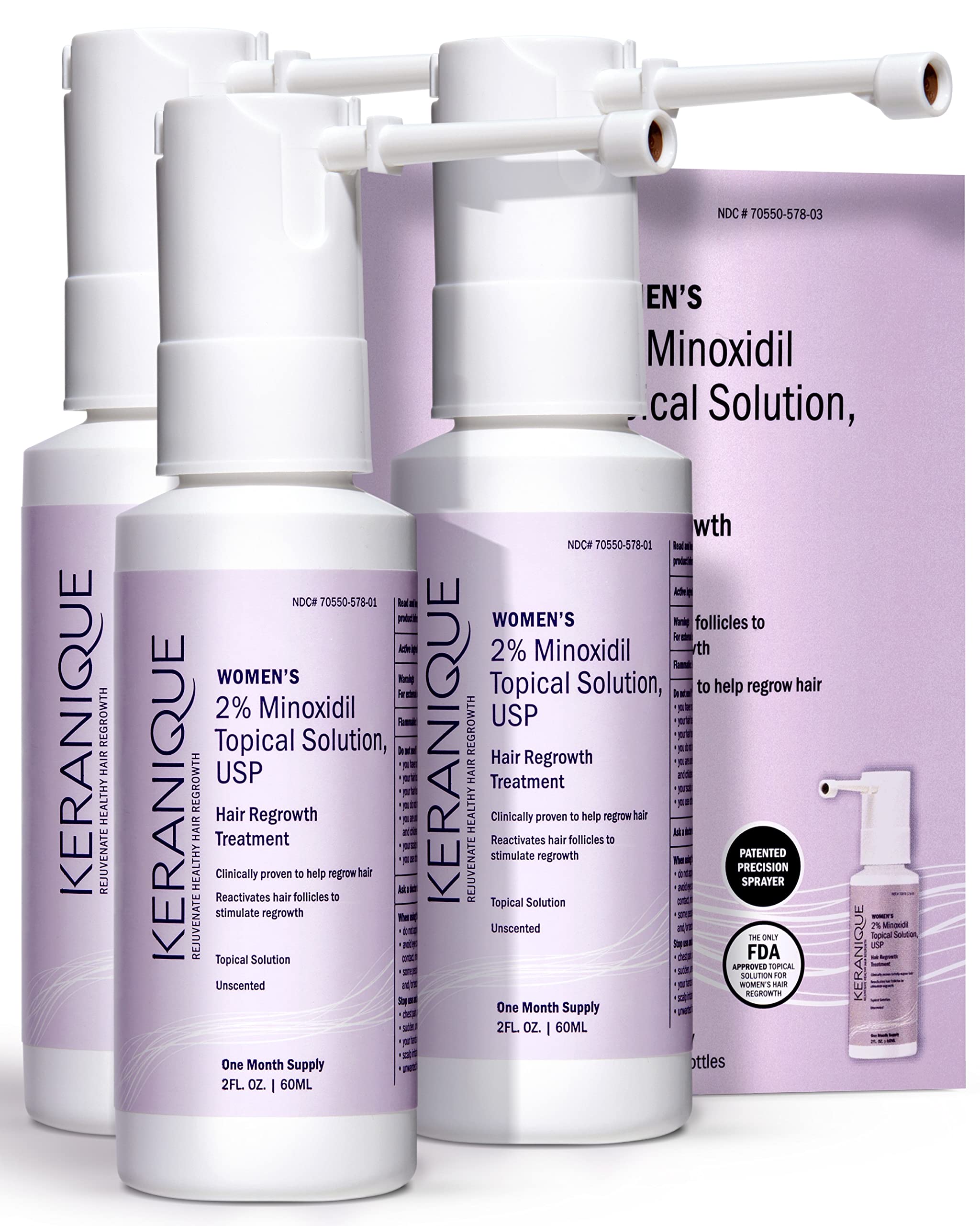 Foto 2 pulgar | Pulverizador Keranique Con Boquilla Extendida Para Tratamiento De Regeneración Del Cabello - Venta Internacional.
