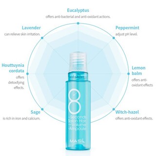 Foto 5 | Ampolla Para Dar Volumen Al Cabello 8 Seconds Salon Masil, 15 Ml X 10 Unidades - Venta Internacional.