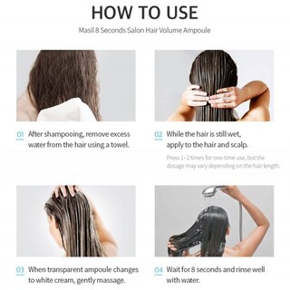 Foto 7 | Ampolla Para Dar Volumen Al Cabello 8 Seconds Salon Masil, 15 Ml X 10 Unidades - Venta Internacional.