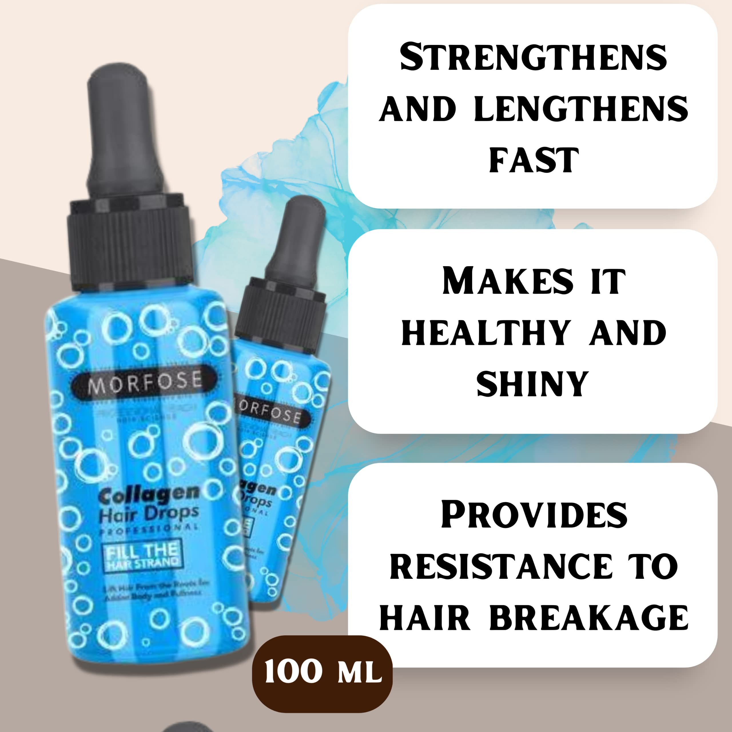Foto 4 pulgar | Hair Drop Morfose Collagen Repara Los Daños, 100 Ml Con Protección Uv - Venta Internacional.
