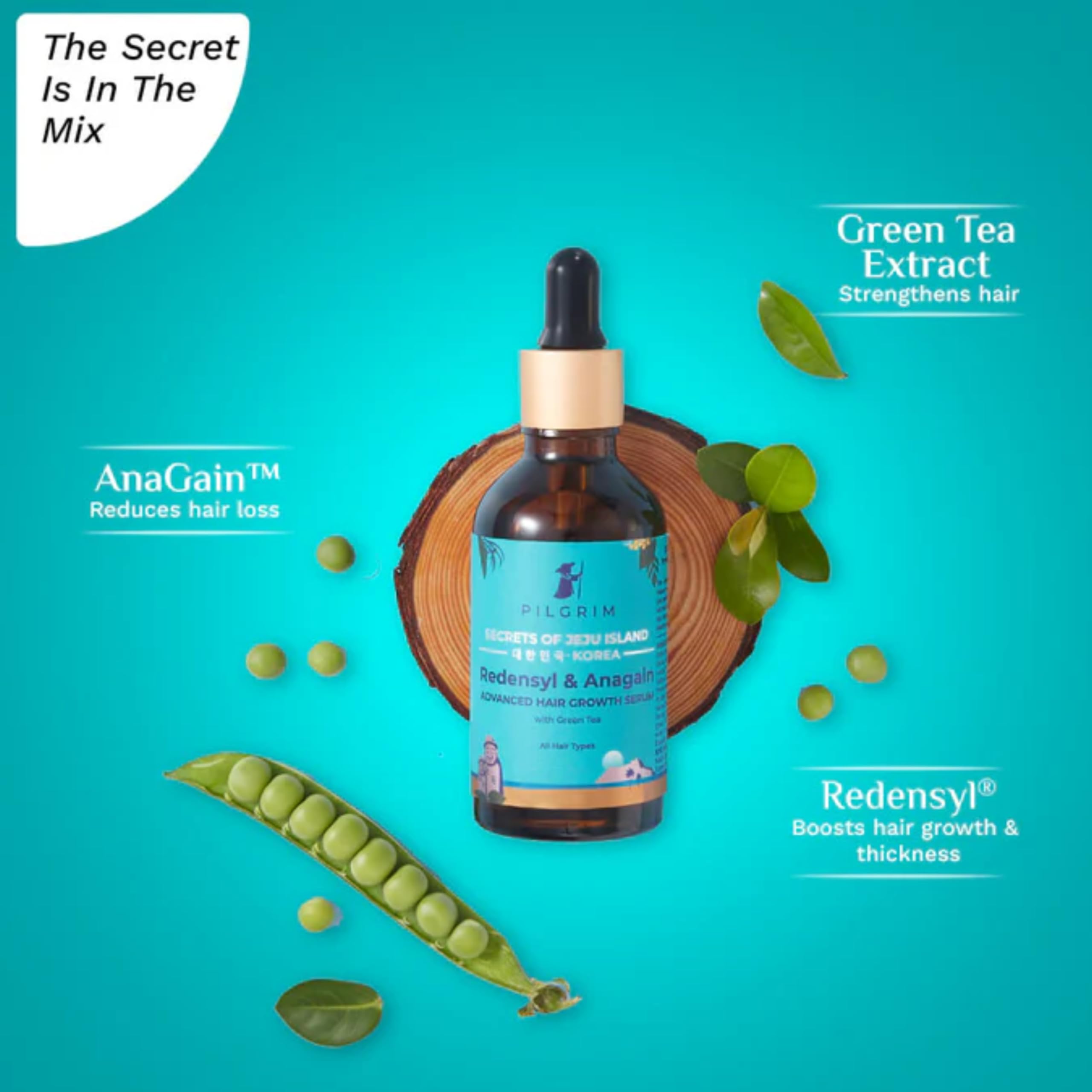 Foto 3 pulgar | Sérum Para El Crecimiento Del Cabello Pilgrim Advanced Redensyl 50 Ml Anagain - Venta Internacional.