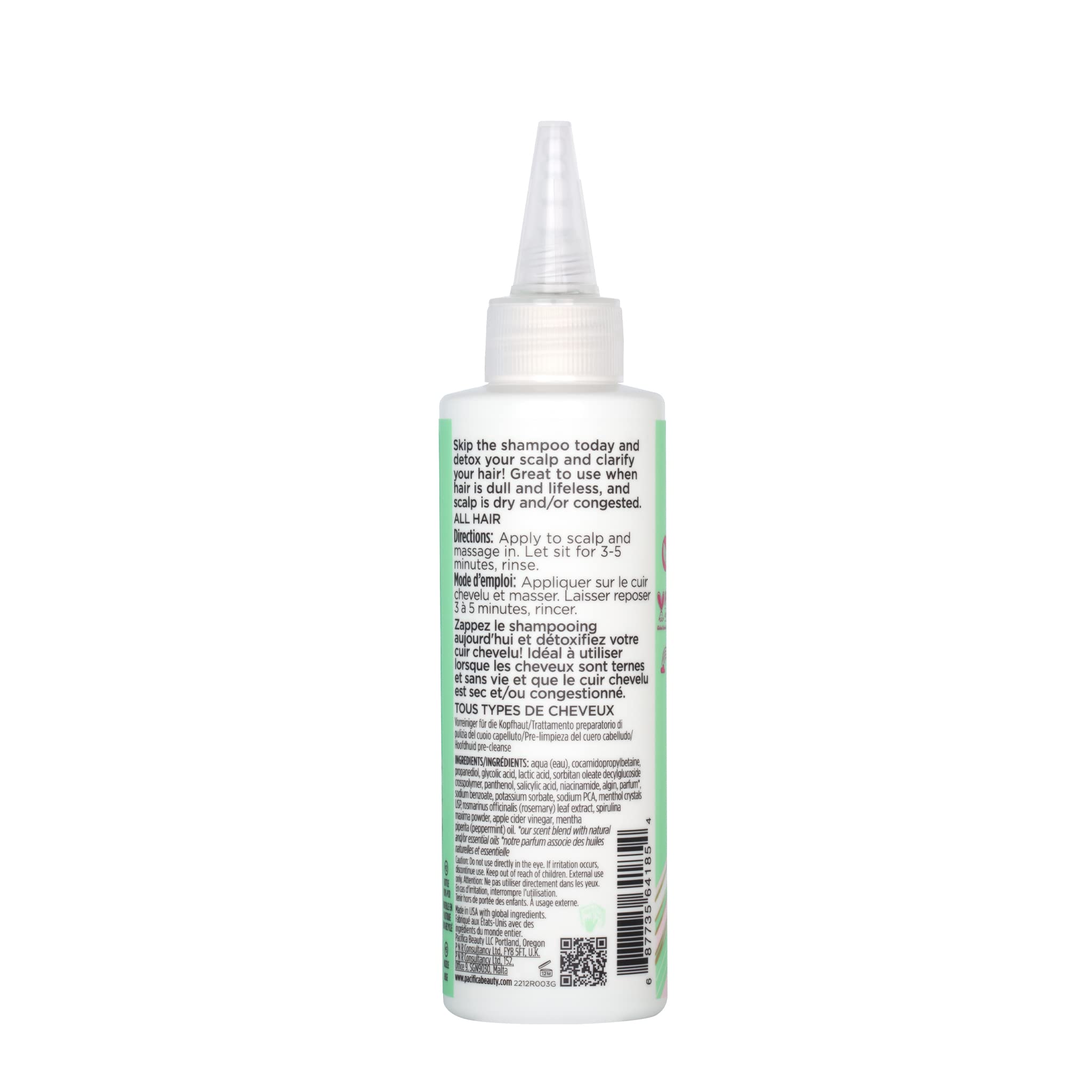 Foto 4 pulgar | Tónico Desintoxicante Para Cuero Cabelludo Pacifica Beauty, Sidra De Manzana Y Romero, 150 Ml - Venta Internacional.