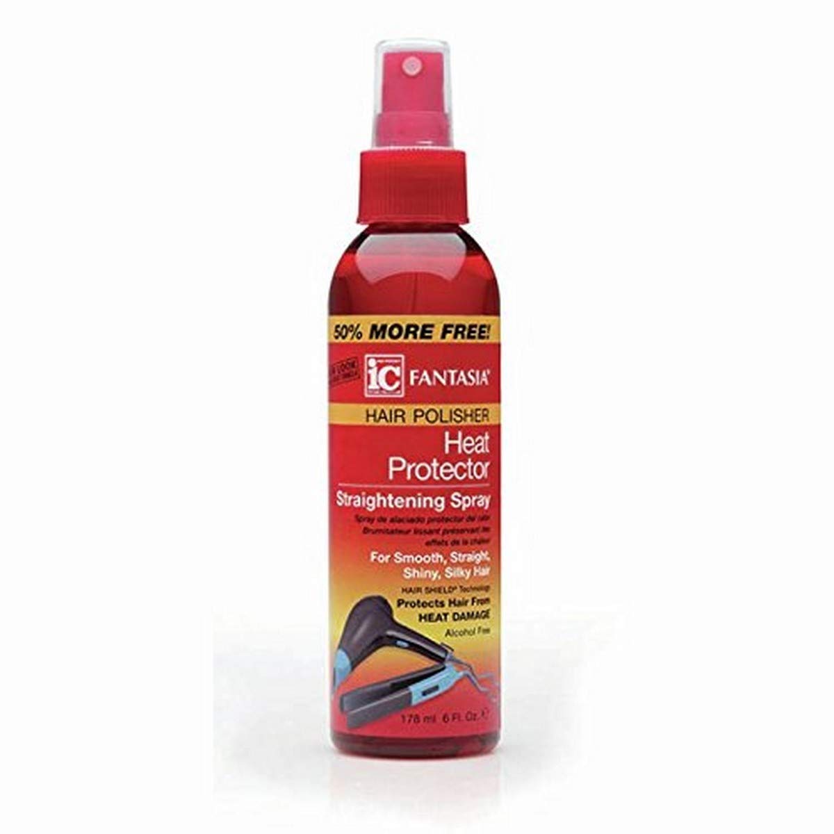 Foto 2 pulgar | Spray Alisador Protector De Calor Fantasia 180 Ml - Venta Internacional.