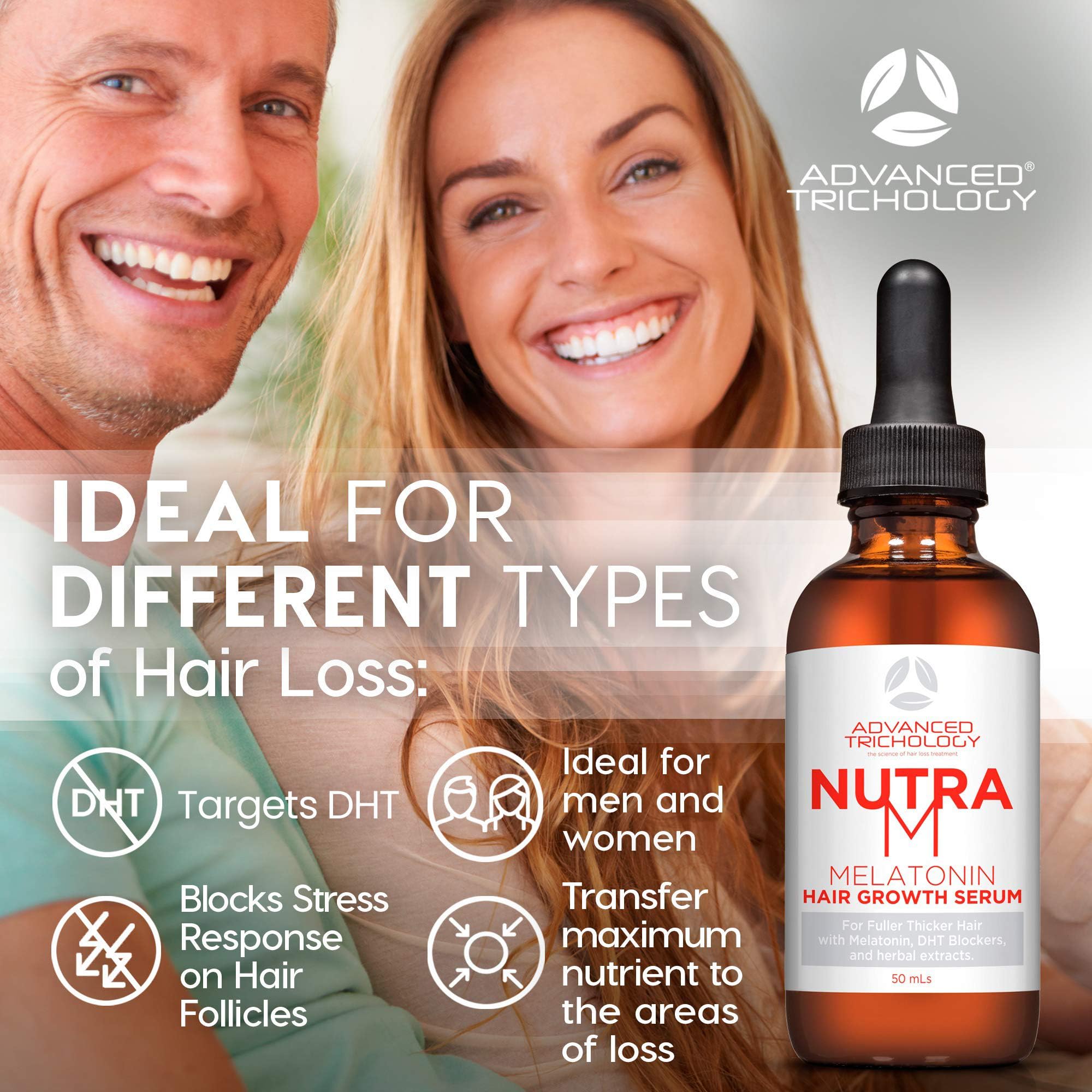 Foto 6 pulgar | Sérum Para El Crecimiento Del Cabello Advanced Trichology Nutram - Venta Internacional.