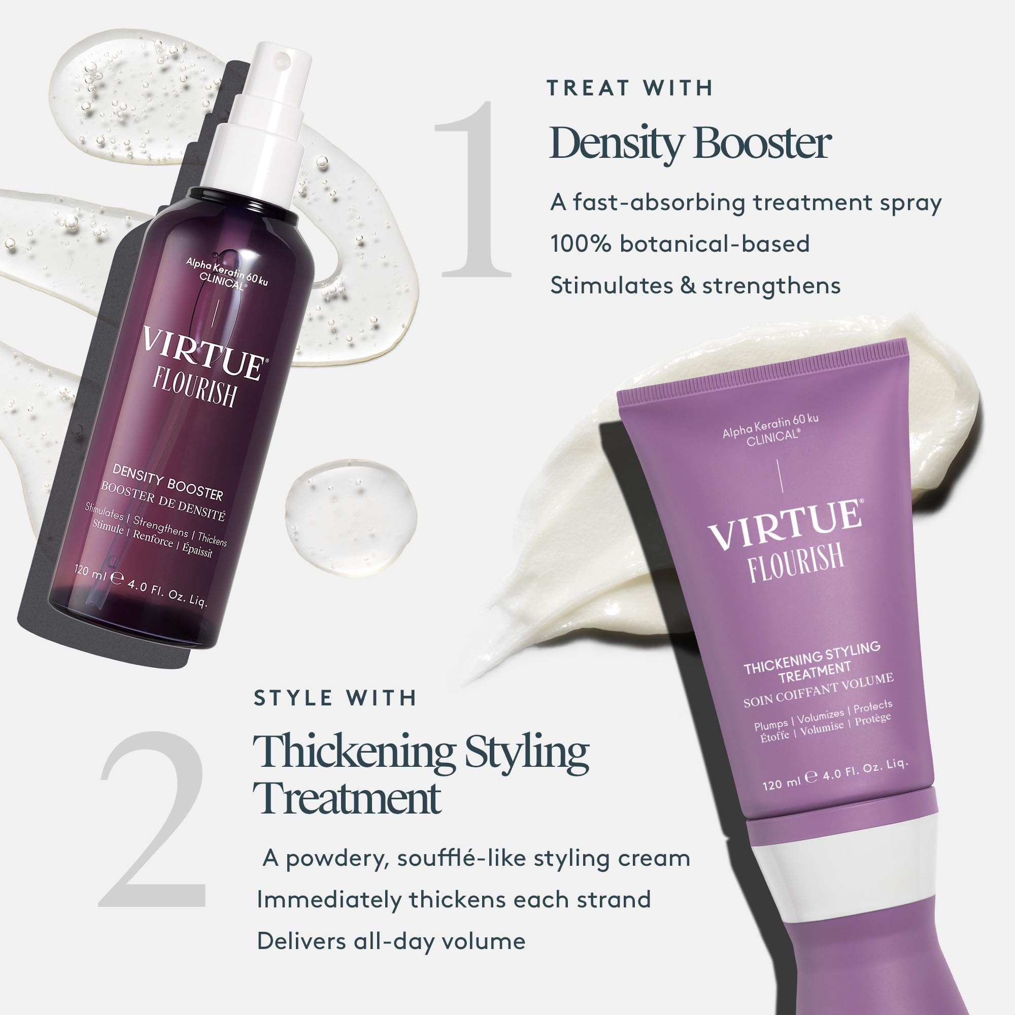 Foto 5 pulgar | Tratamiento En Aerosol Para Adelgazar La Densidad Del Cabello Virtue - Venta Internacional.