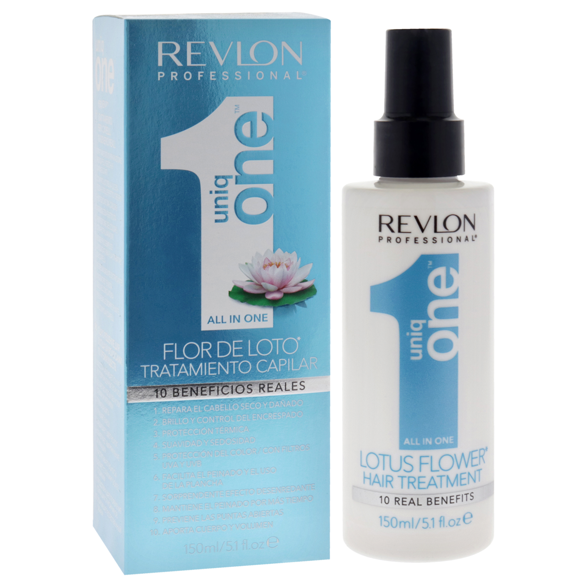 Foto 4 pulgar | Tratamiento Capilar Revlon Uniq One Lotus Flower 150ml - Venta Internacional.