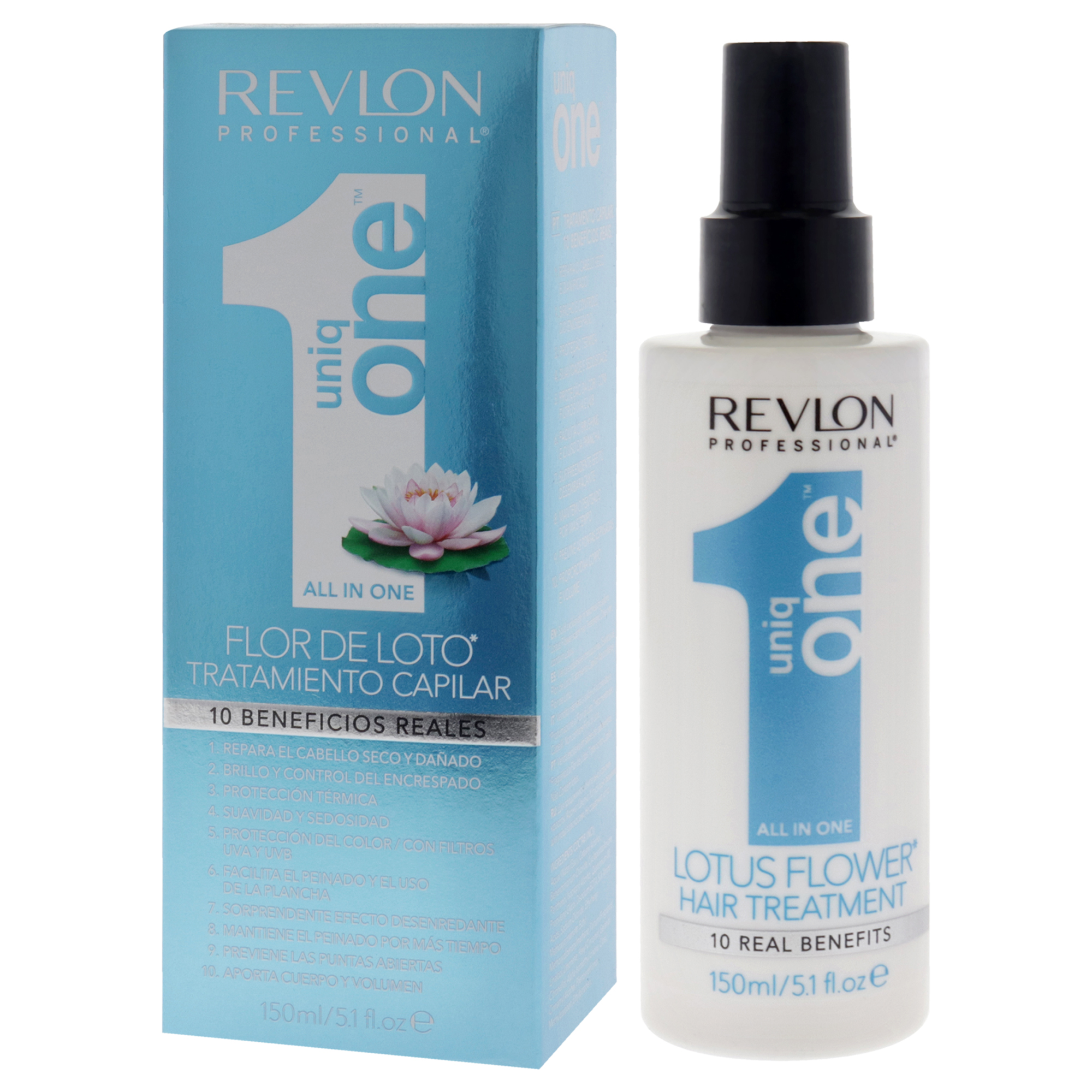 Foto 5 pulgar | Tratamiento Capilar Revlon Uniq One Lotus Flower 150ml - Venta Internacional.
