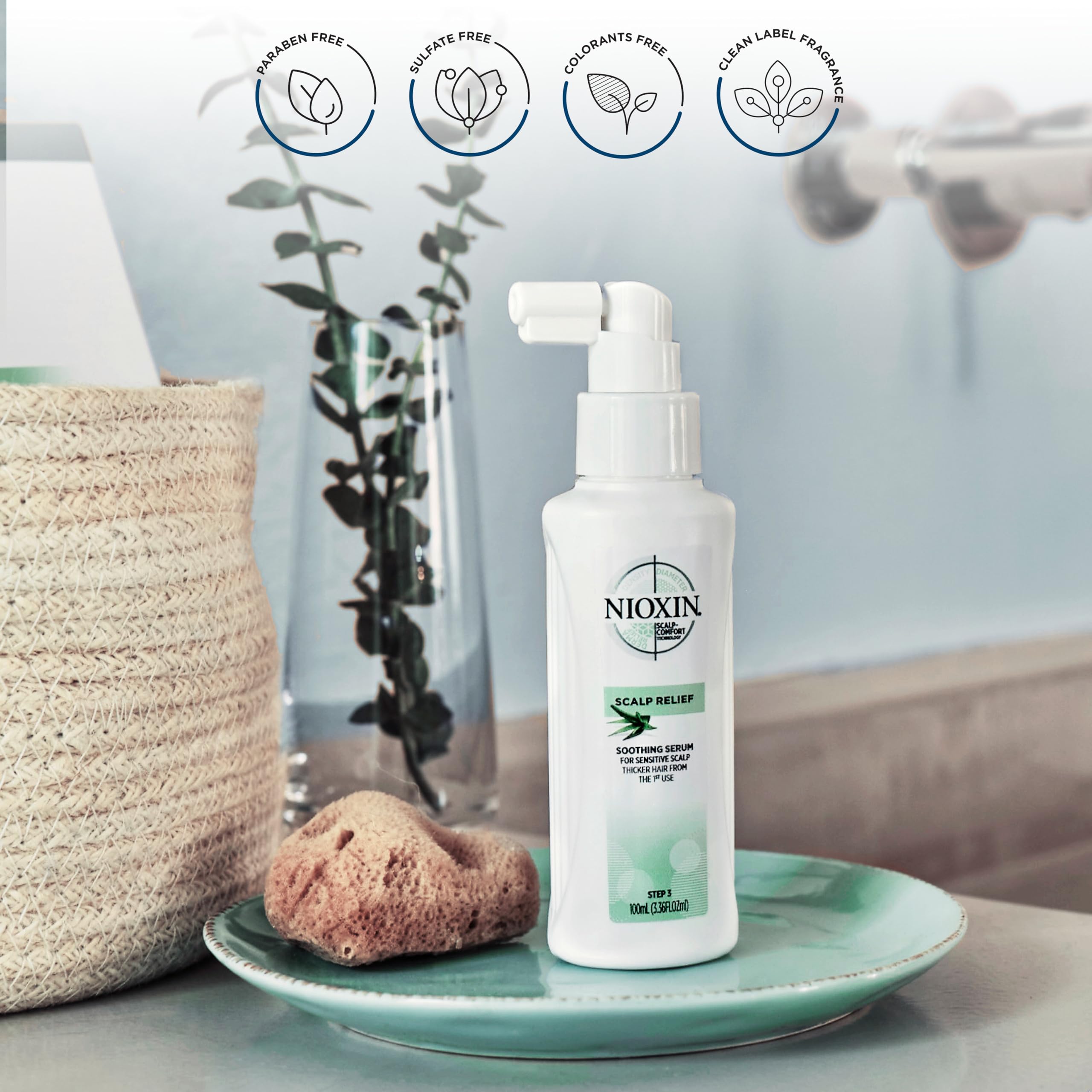 Foto 6 pulgar | Sérum Nioxin Para Aliviar El Cuero Cabelludo, 100 Ml, Para Pieles Sensibles Y Secas - Venta Internacional.