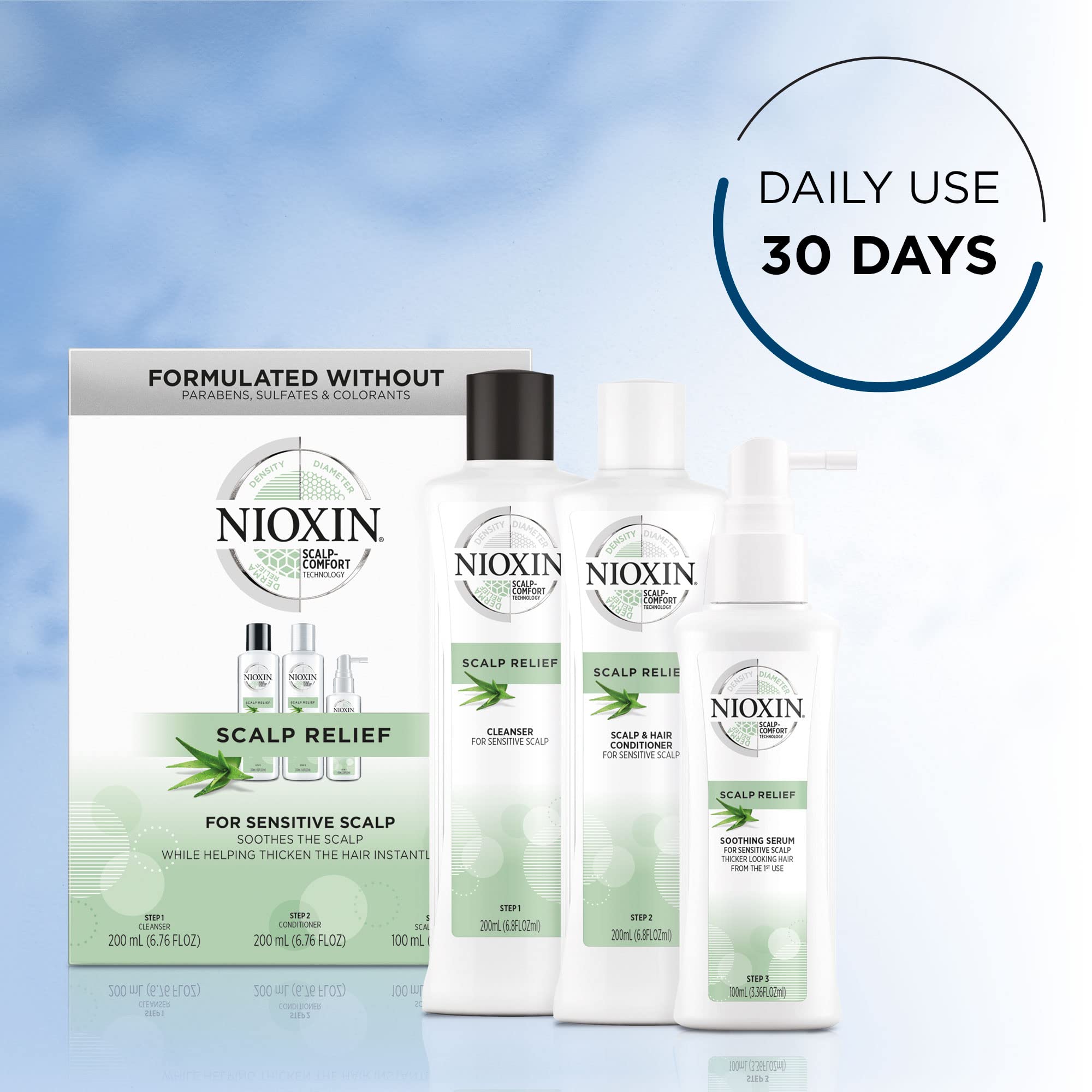 Foto 8 pulgar | Sérum Nioxin Para Aliviar El Cuero Cabelludo, 100 Ml, Para Pieles Sensibles Y Secas - Venta Internacional.