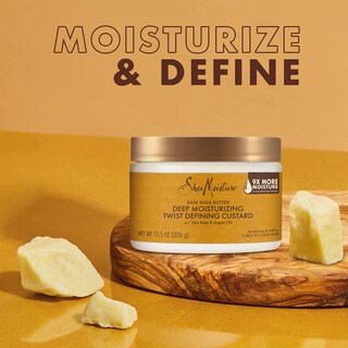 Foto 3 | Manteca de Karité Cruda Custard SheaMoisture Hidratante Profundo 340 ml - Venta Internacional