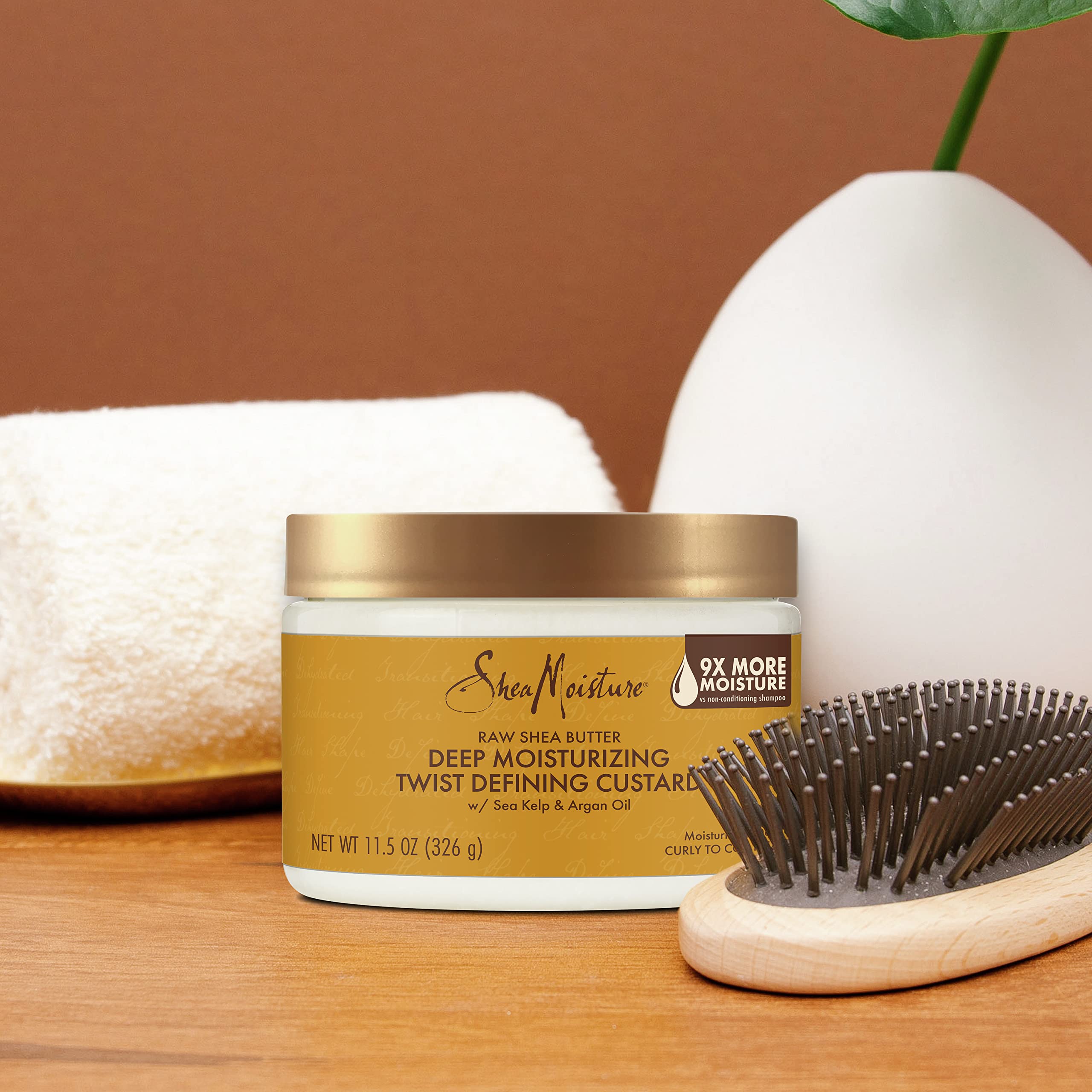 Foto 6 pulgar | Manteca de Karité Cruda Custard SheaMoisture Hidratante Profundo 340 ml - Venta Internacional