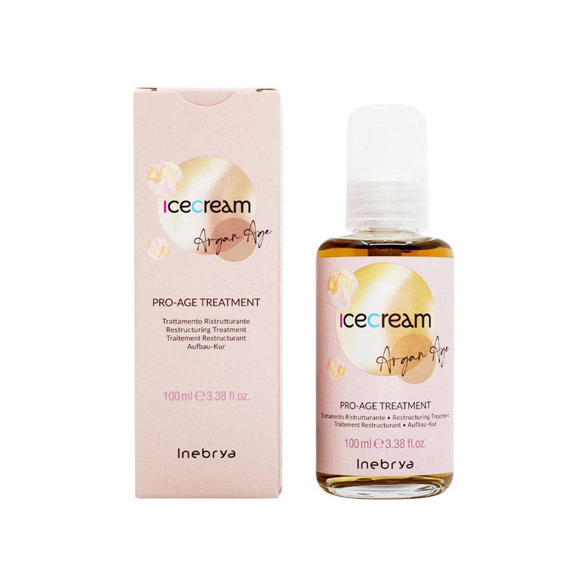 Foto 4 pulgar | Inebrya Argan-age Treatment 100ml Tratamiento Capilar